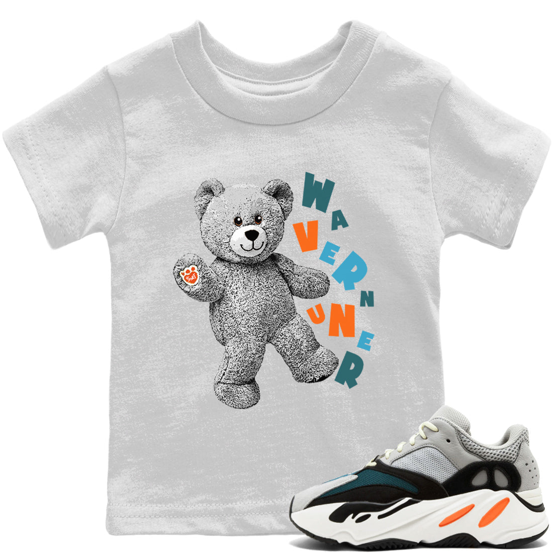 Yeezy 700 Wave Runner Sneaker Match Tees Hello Bear Sneaker Tees Yeezy 700 Wave Runner Sneaker Release Tees Kids Shirts