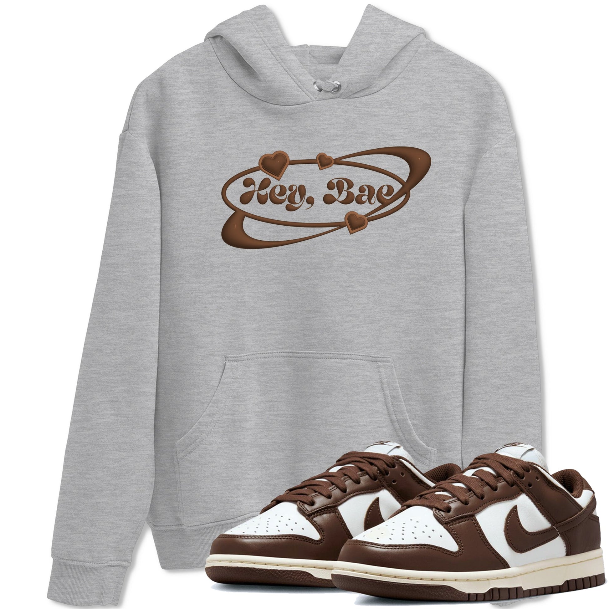 Dunk Cacao Wow shirt to match jordans Hey Bae sneaker tees Nike Dunk Cacao Wow SNRT Sneaker Release Tees Unisex Heather Grey 1 T-Shirt