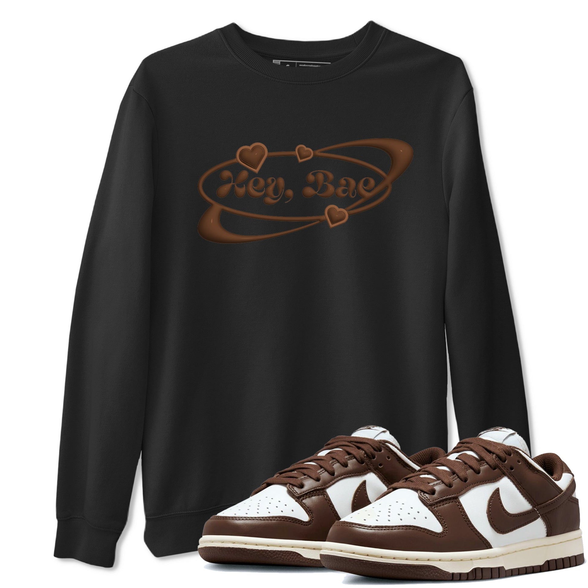 Dunk Cacao Wow shirt to match jordans Hey Bae sneaker tees Nike Dunk Cacao Wow SNRT Sneaker Release Tees Unisex Black 1 T-Shirt