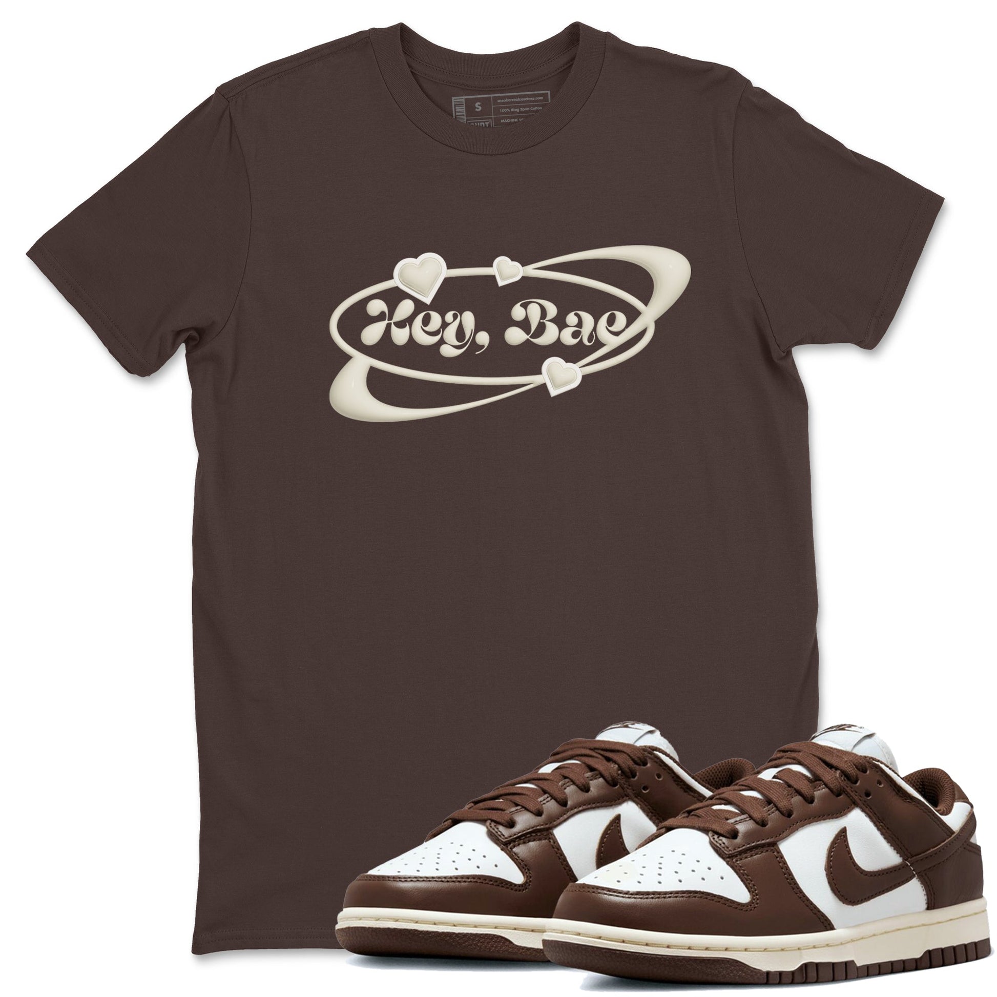 Dunk Cacao Wow shirt to match jordans Hey Bae sneaker tees Nike Dunk Cacao Wow SNRT Sneaker Release Tees Unisex Dark Chocolate 1 T-Shirt