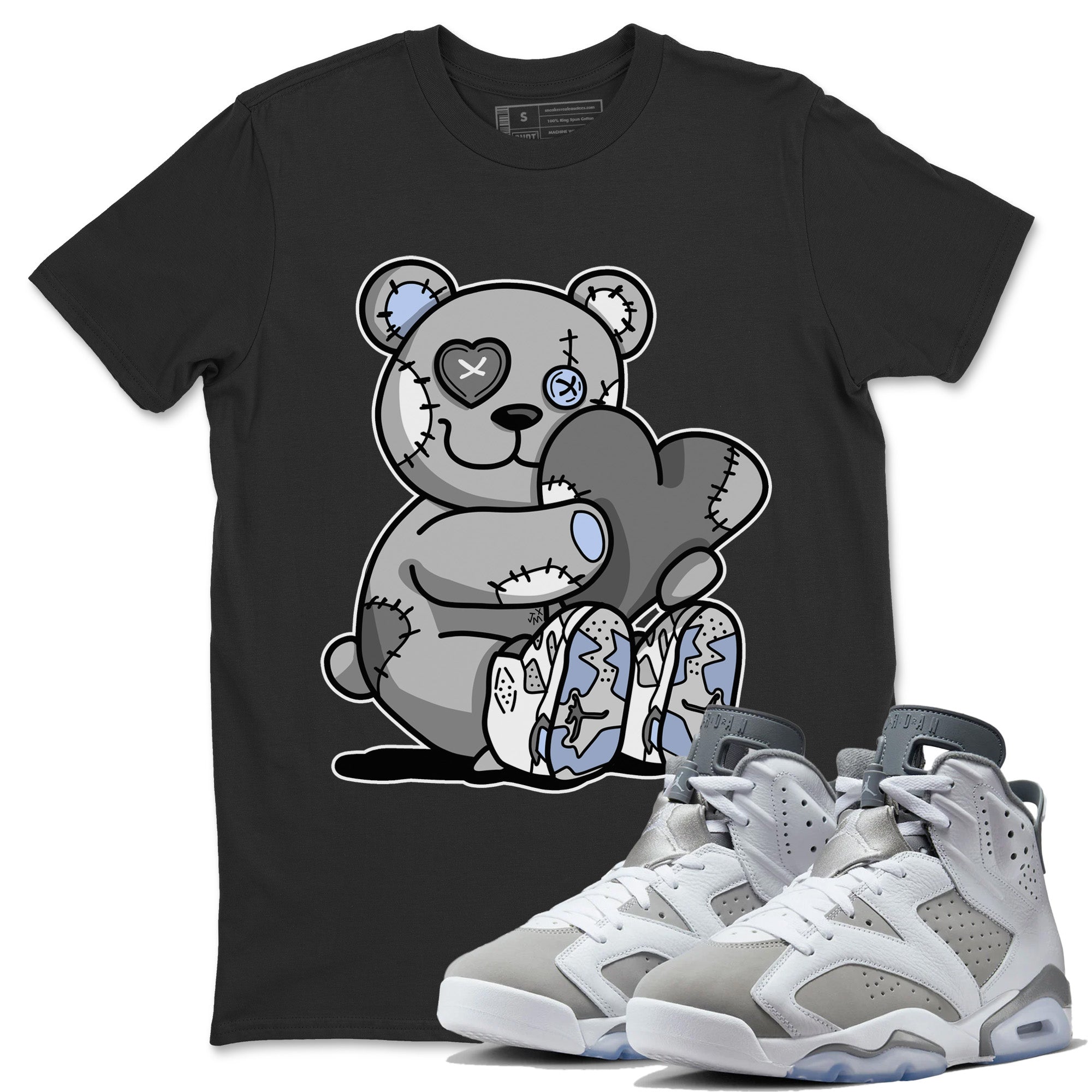 SNRT Sneaker Tee Air Jordan 6 Toro Bravo | Number Statue Unisex Shirts | SNRT Sneaker Tees T-Shirt / Heather Grey / M