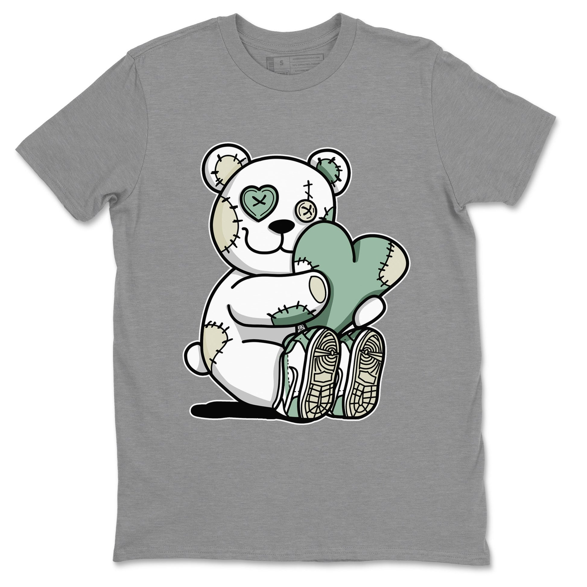 Dunk Low Mica Green Shirts Hugging Bear Sneaker Tees Dunk Mica Green Sneaker Release Tees Unisex Shirts Heather Grey 2