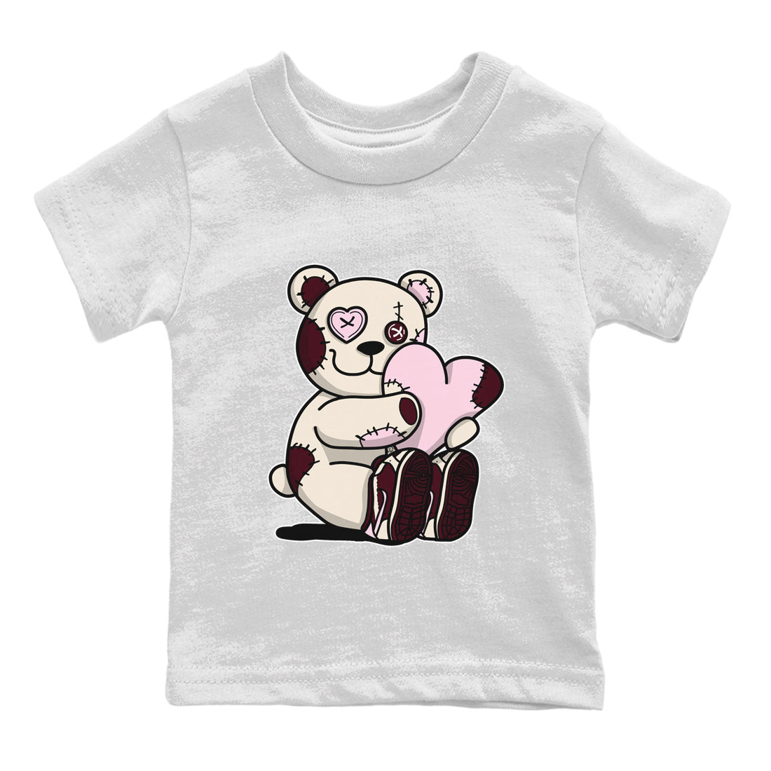 Dunk Valentines Day Sneaker Match Tees Hugging Bear Sneaker Tees Nike Dunk Valentine's Day Sneaker SNRT Sneaker Tees Kids Shirts