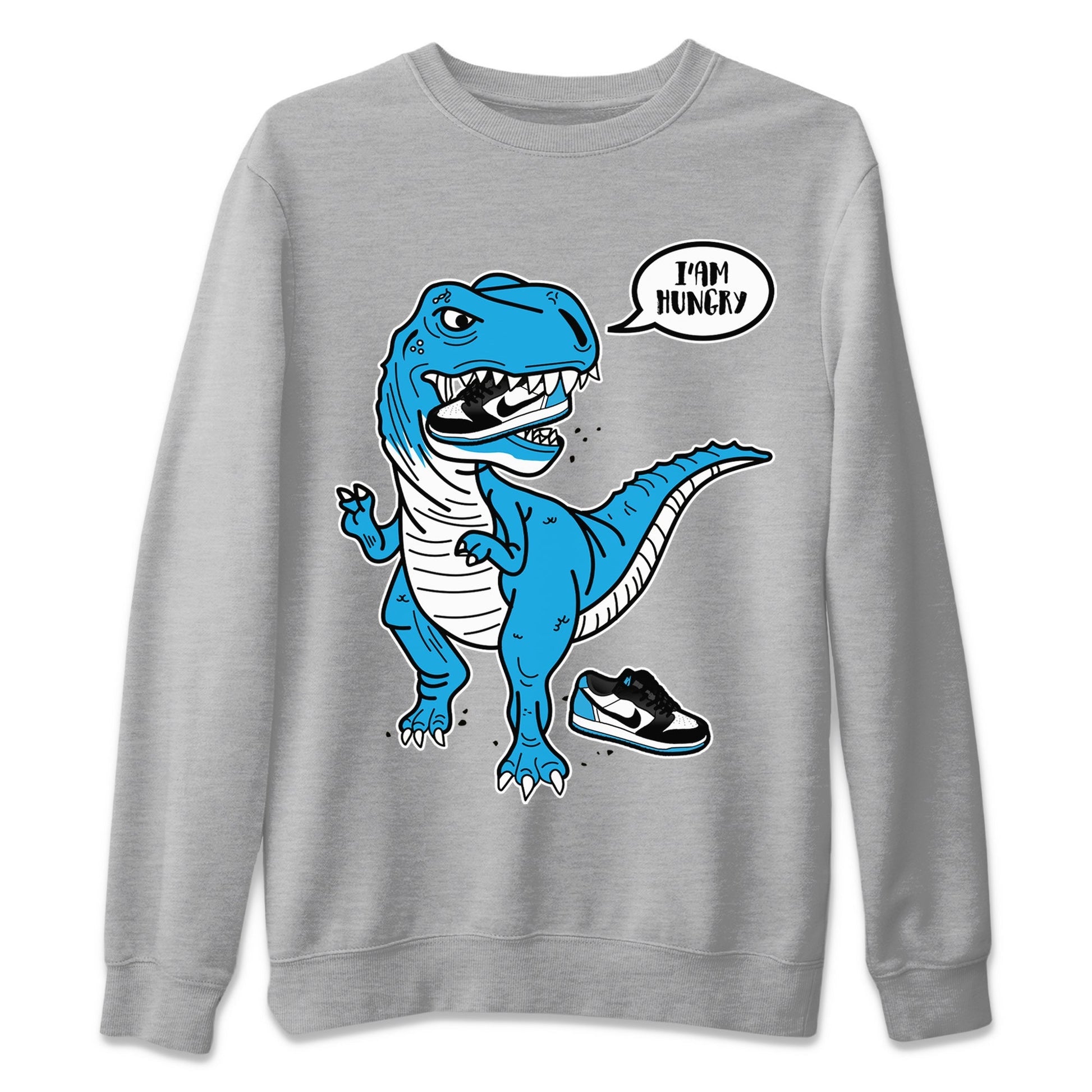 Jordan 1 Powder Blue Sneaker Match Tees Hungry Dino Sneaker Tees Jordan 1 Powder Blue Sneaker Release Tees Unisex Shirts