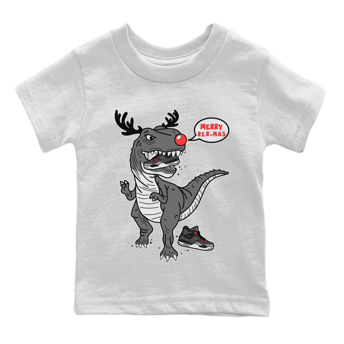 Jordan 4 Infrared Sneaker Match Tees Hungry Dino Sneaker Tees Jordan 4 Infrared Sneaker Release Tees Kids Shirts