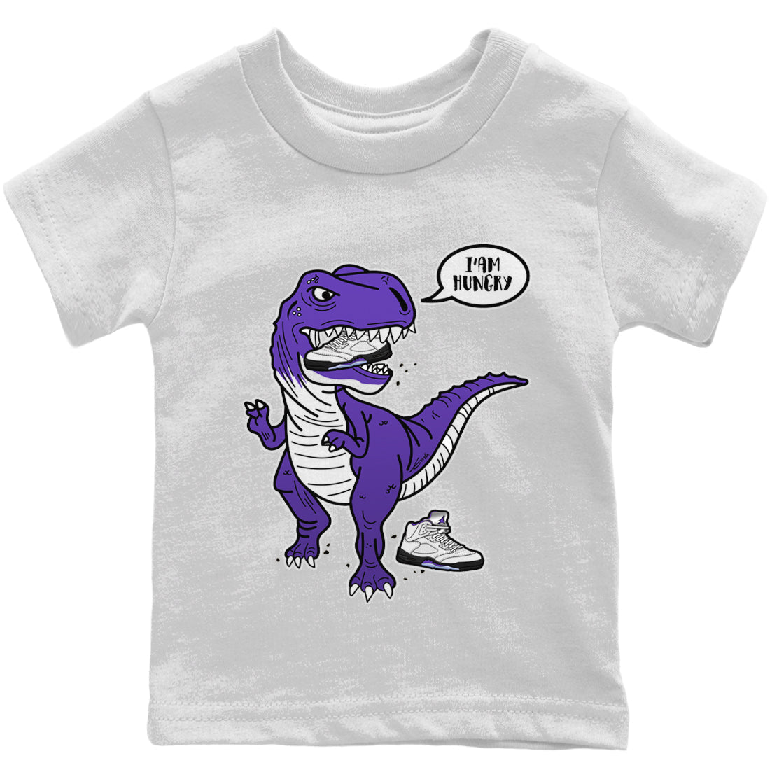 Jordan 5 Concord Sneaker Match Tees Hungry Dino Sneaker Tees Jordan 5 Concord Sneaker Release Tees Kids Shirts