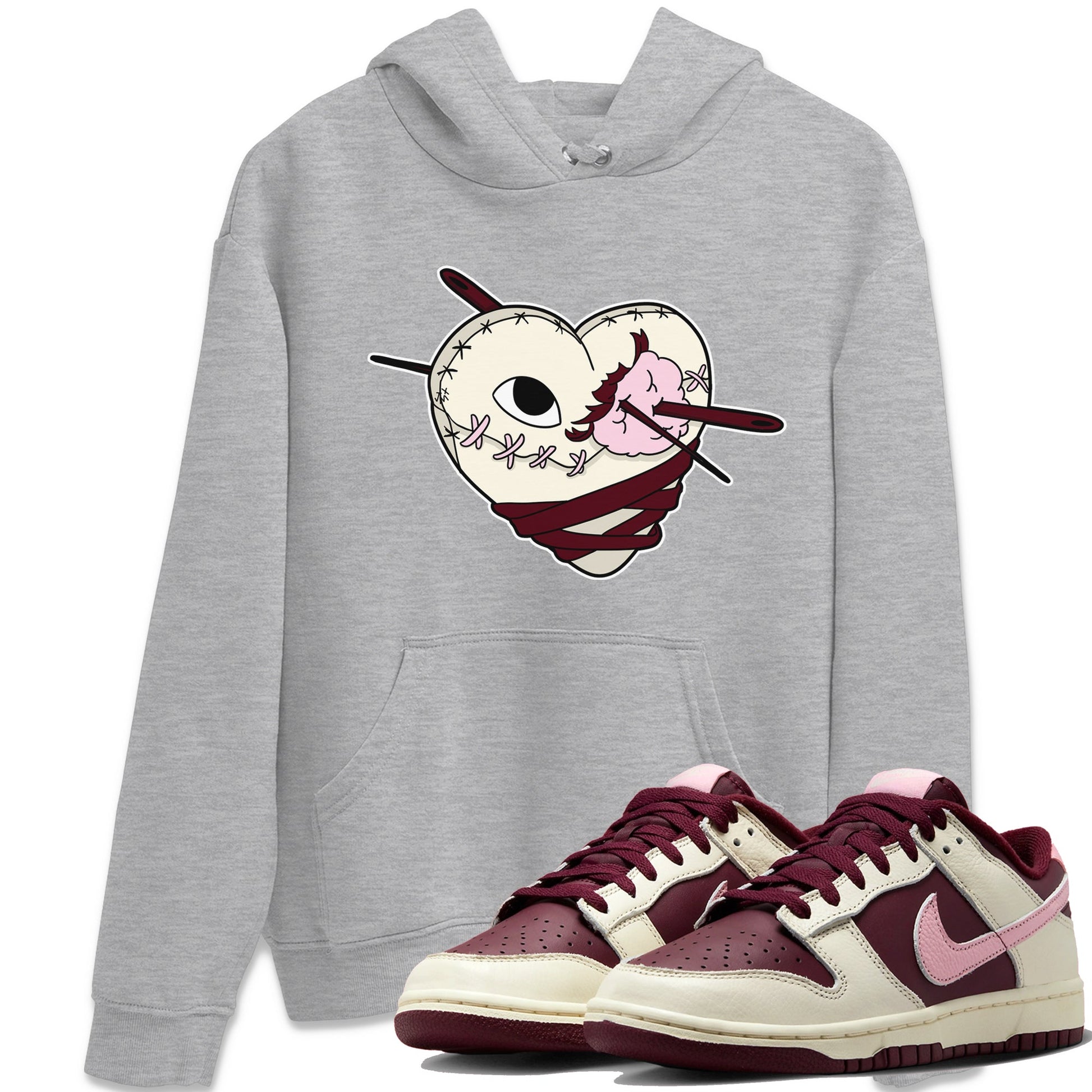 Dunk Valentines Day Sneaker Match Tees Hurt Heart Sneaker Tees Nike Dunk Valentine's Day Sneaker SNRT Sneaker Tees Unisex Shirts