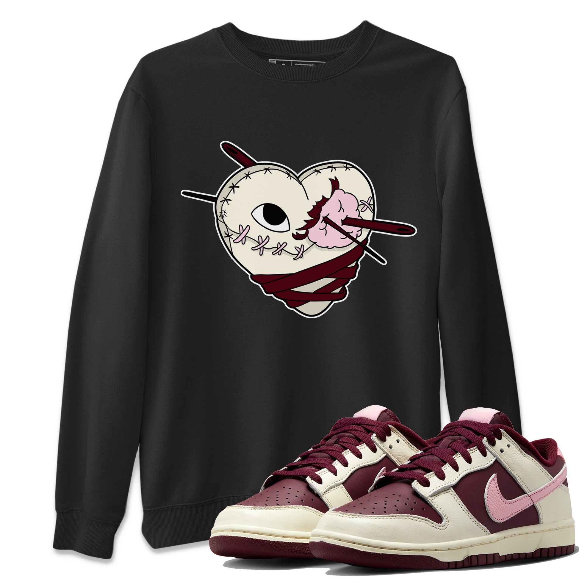 Dunk Valentines Day Sneaker Match Tees Hurt Heart Sneaker Tees Nike Dunk Valentine's Day Sneaker SNRT Sneaker Tees Unisex Shirts