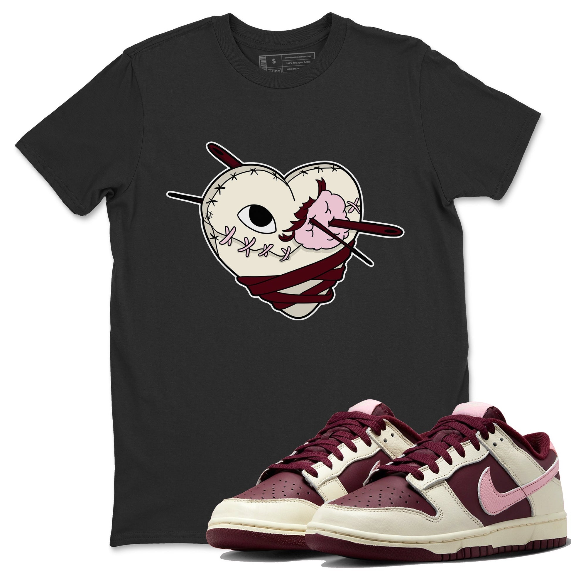 Dunk Valentines Day Sneaker Match Tees Hurt Heart Sneaker Tees Nike Dunk Valentine's Day Sneaker SNRT Sneaker Tees Unisex Shirts