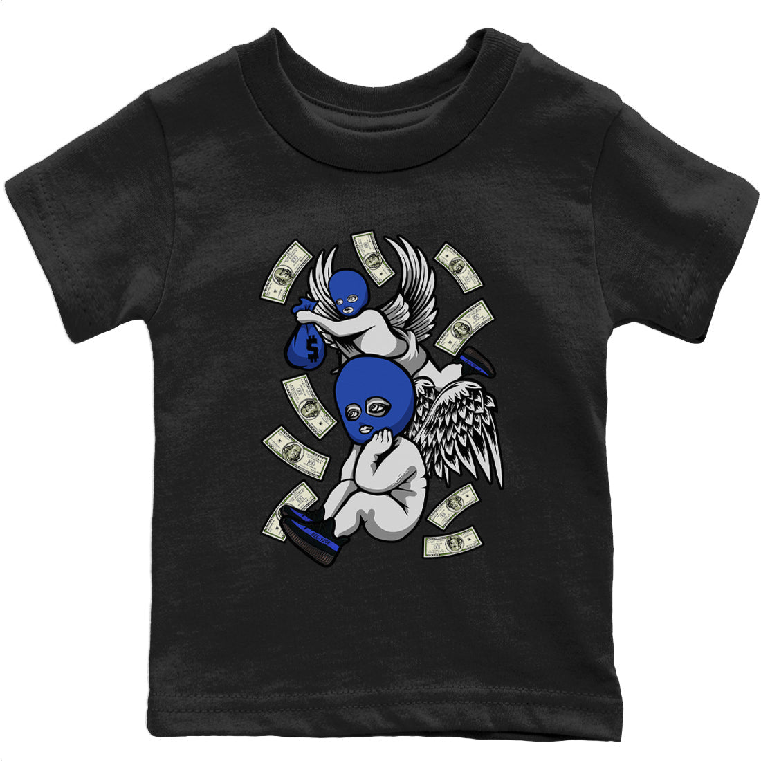 Yeezy 350 Dazzling Blue Sneaker Match Tees Hustle Angels Sneaker Tees Yeezy 350 Dazzling Blue Sneaker Release Tees Kids Shirts