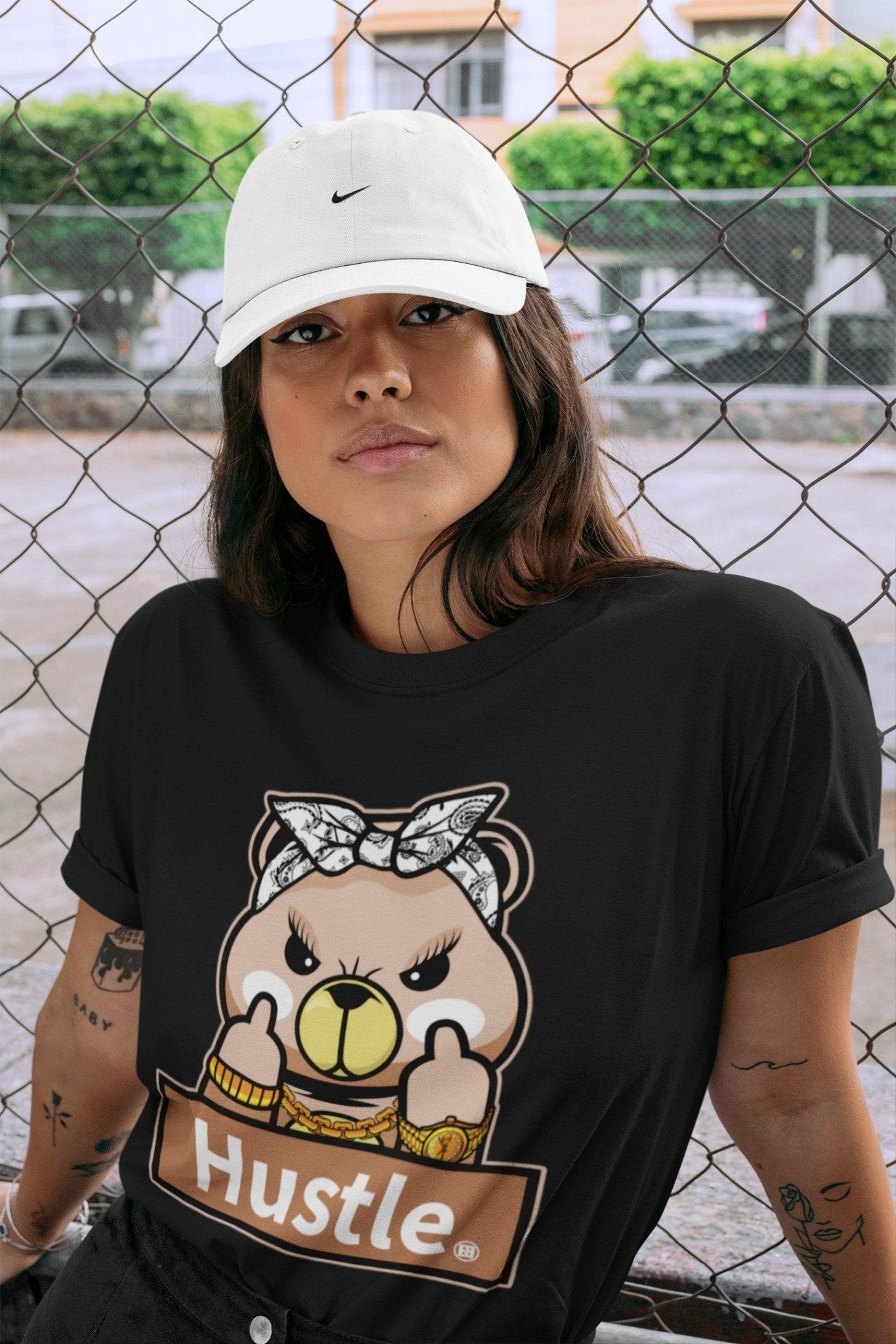 Jordan 4 Shimmer Sneaker Match Tees Hustle Bear Sneaker Tees Jordan 4 Shimmer Sneaker Release Tees Unisex Shirts