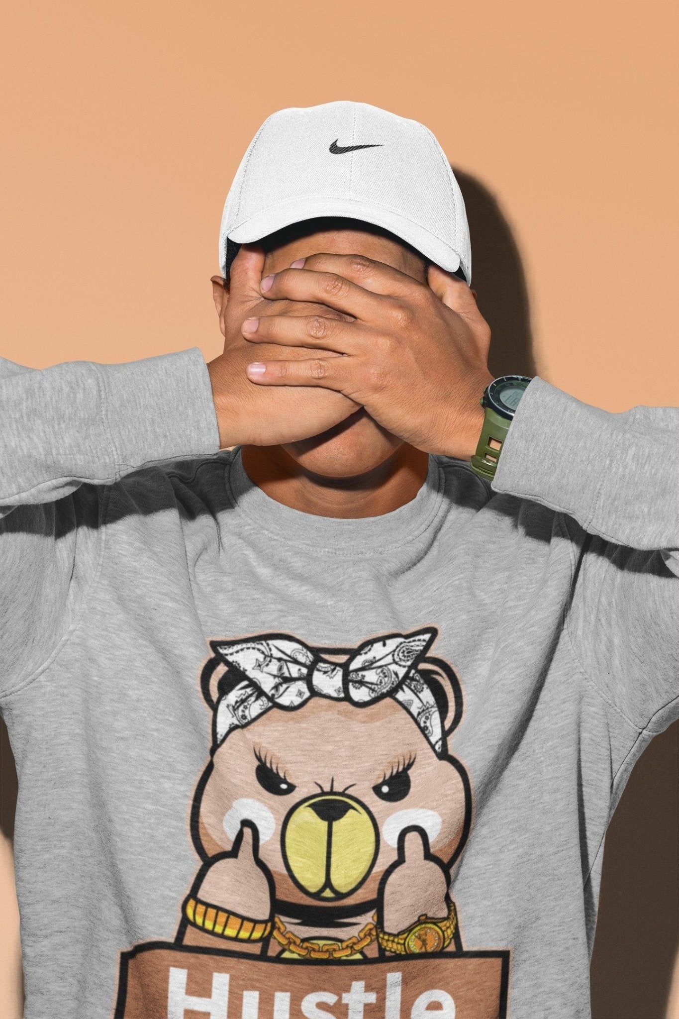 Jordan 4 Shimmer Sneaker Match Tees Hustle Bear Sneaker Tees Jordan 4 Shimmer Sneaker Release Tees Unisex Shirts