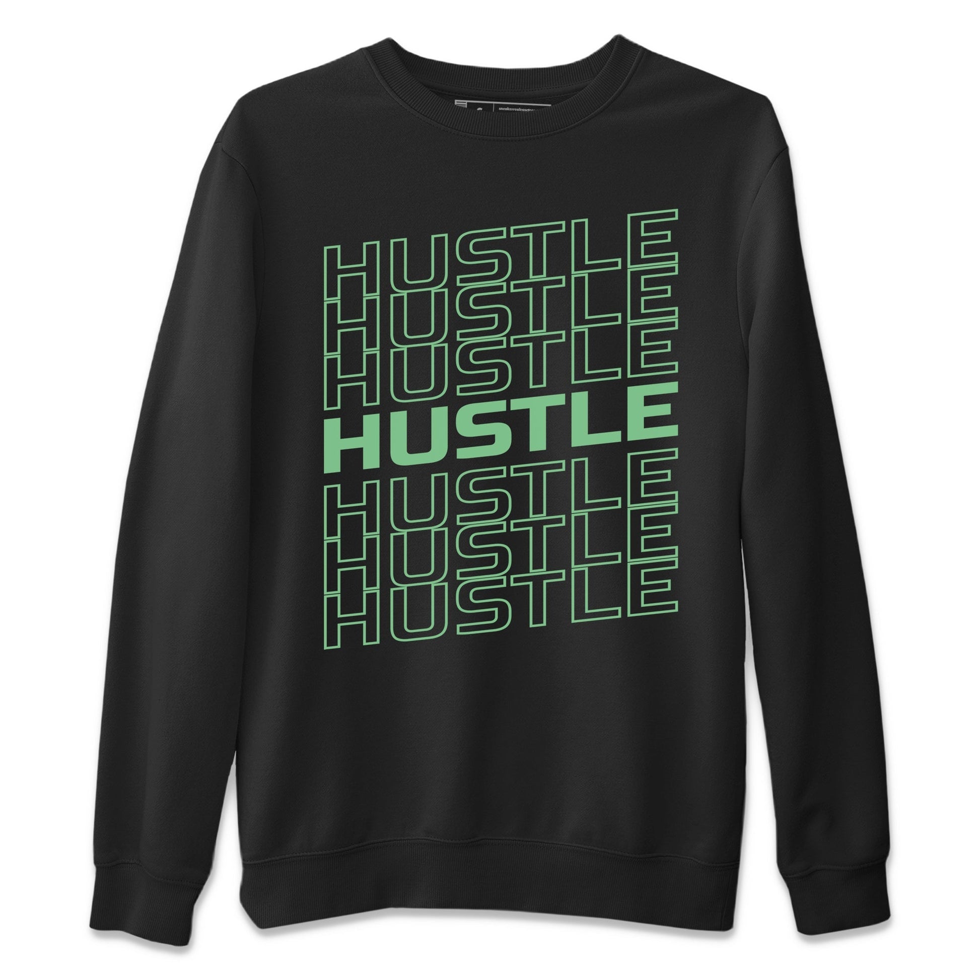 Jordan 6 Mint Foam Sneaker Match Tees Hustle Typo Sneaker Tees Jordan 6 Mint Foam Sneaker Release Tees Unisex Shirts