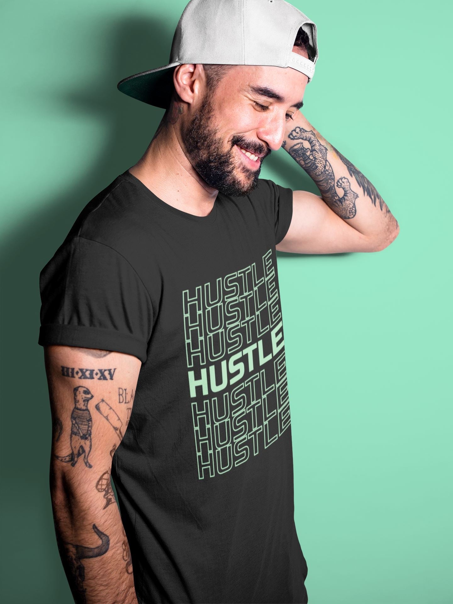 Jordan 6 Mint Foam Sneaker Match Tees Hustle Typo Sneaker Tees Jordan 6 Mint Foam Sneaker Release Tees Unisex Shirts