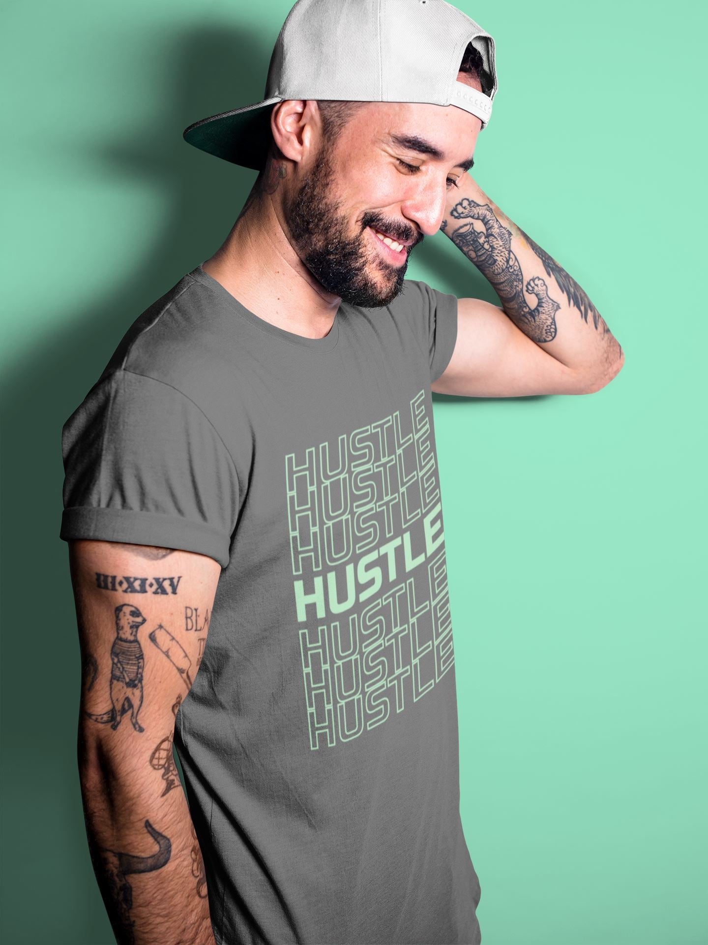 Jordan 6 Mint Foam Sneaker Match Tees Hustle Typo Sneaker Tees Jordan 6 Mint Foam Sneaker Release Tees Unisex Shirts