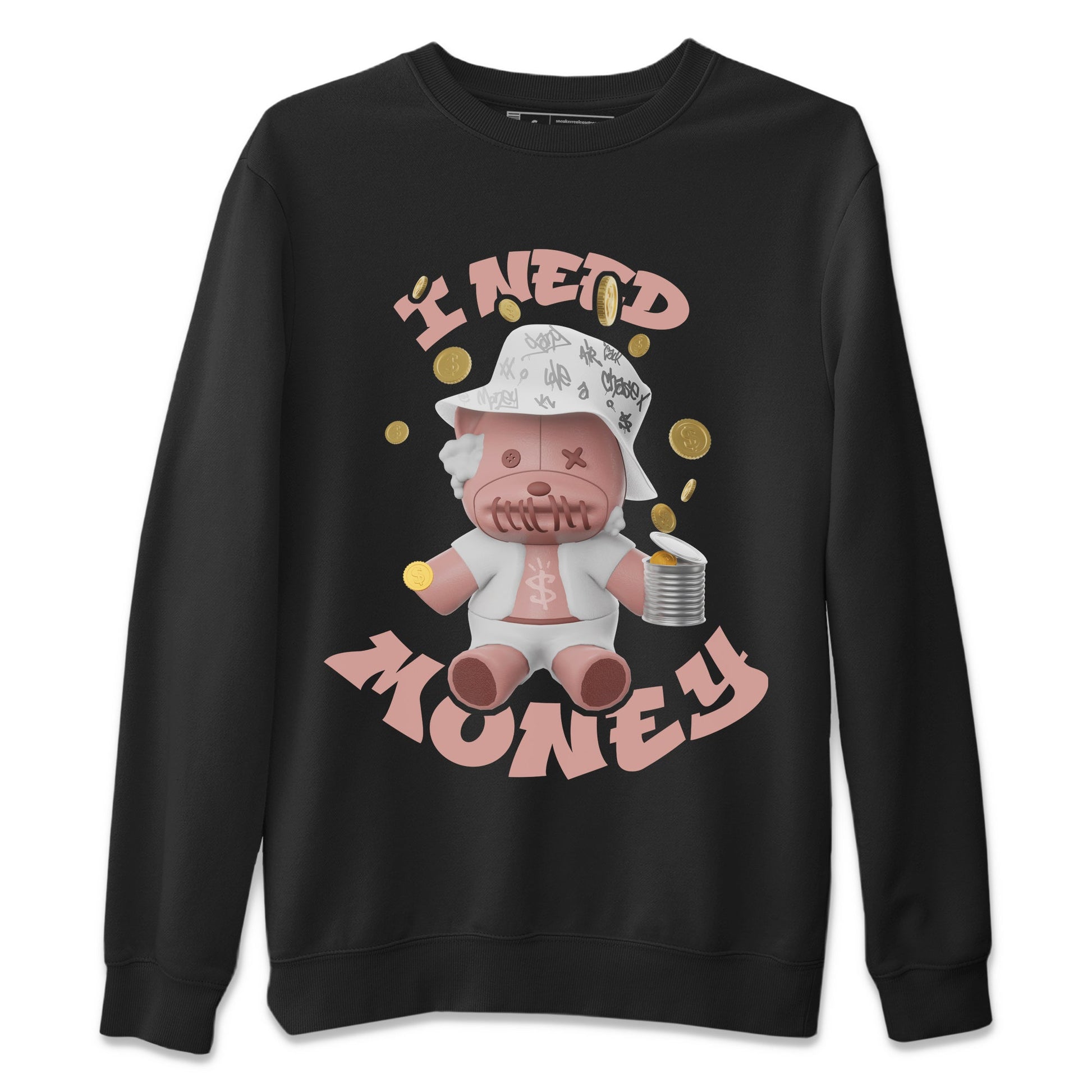 Dunk Rose Whisper shirt to match jordans I Need Money sneaker tees Nike Dunk LowRose Whisper SNRT Sneaker Release Tees Unisex Black 2 T-Shirt