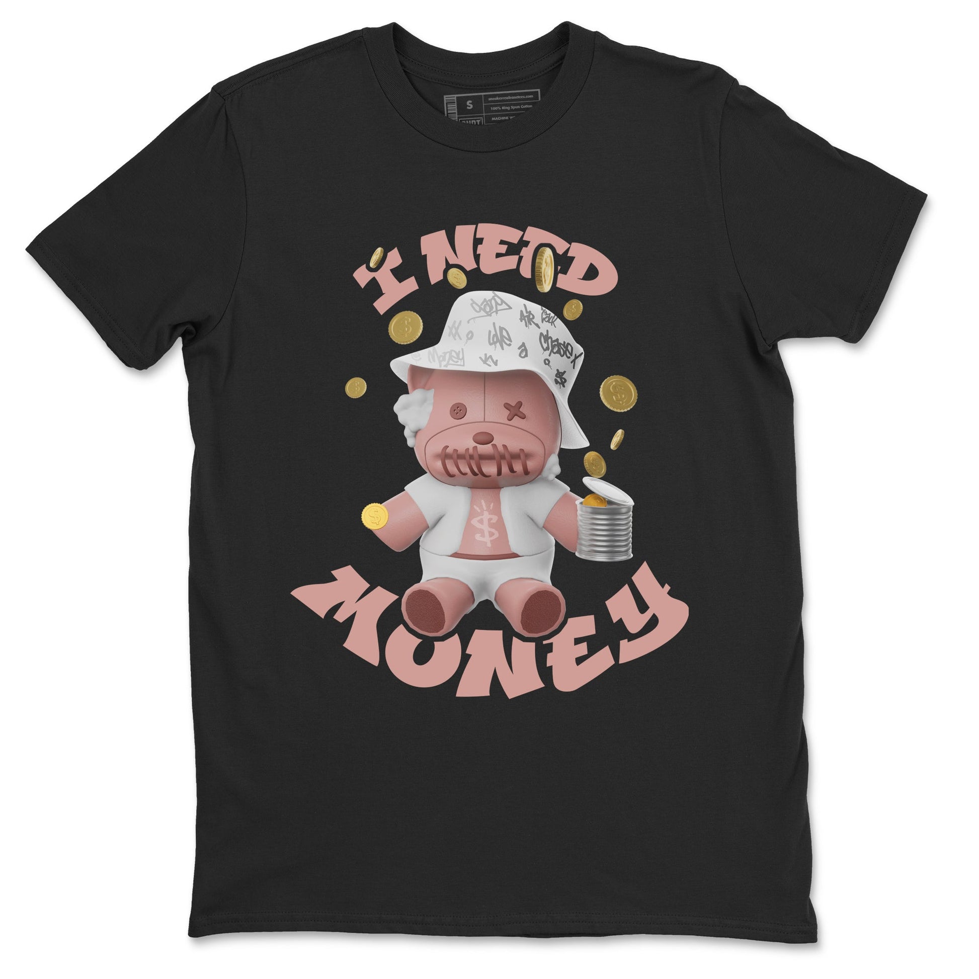 Dunk Rose Whisper shirt to match jordans I Need Money sneaker tees Nike Dunk LowRose Whisper SNRT Sneaker Release Tees Unisex Black 2 T-Shirt