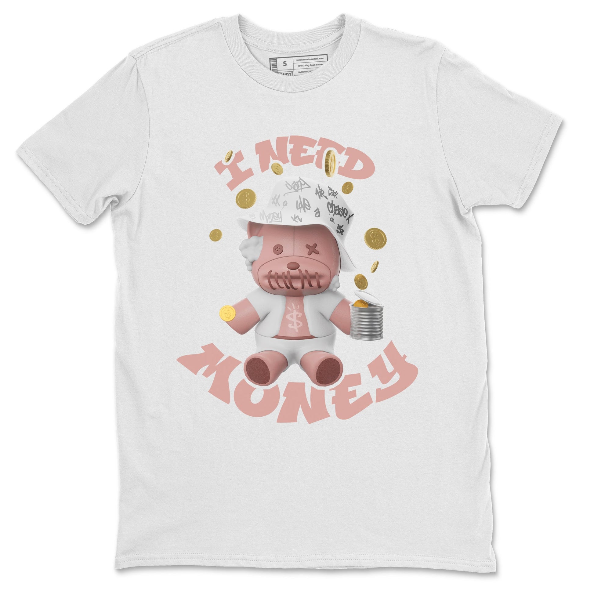 Dunk Rose Whisper shirt to match jordans I Need Money sneaker tees Nike Dunk LowRose Whisper SNRT Sneaker Release Tees Unisex White 2 T-Shirt