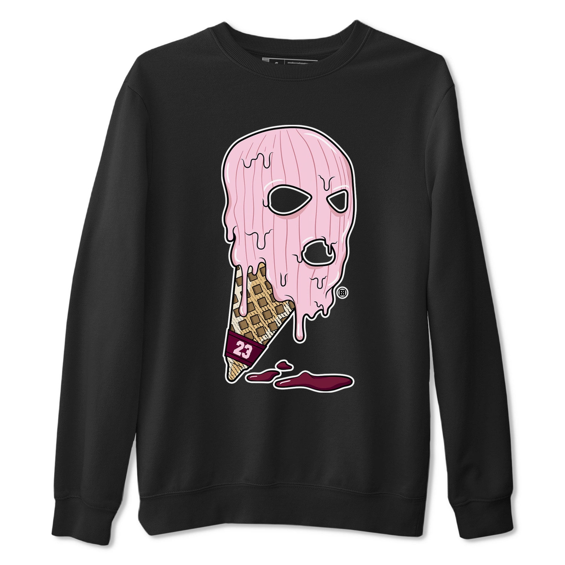 Dunk Low Valentines Day shirt to match jordans Ice Cream Mask special sneaker matching tees Dunk Valentines Day 2023 SNRT sneaker tees Unisex Black 2 T-Shirt