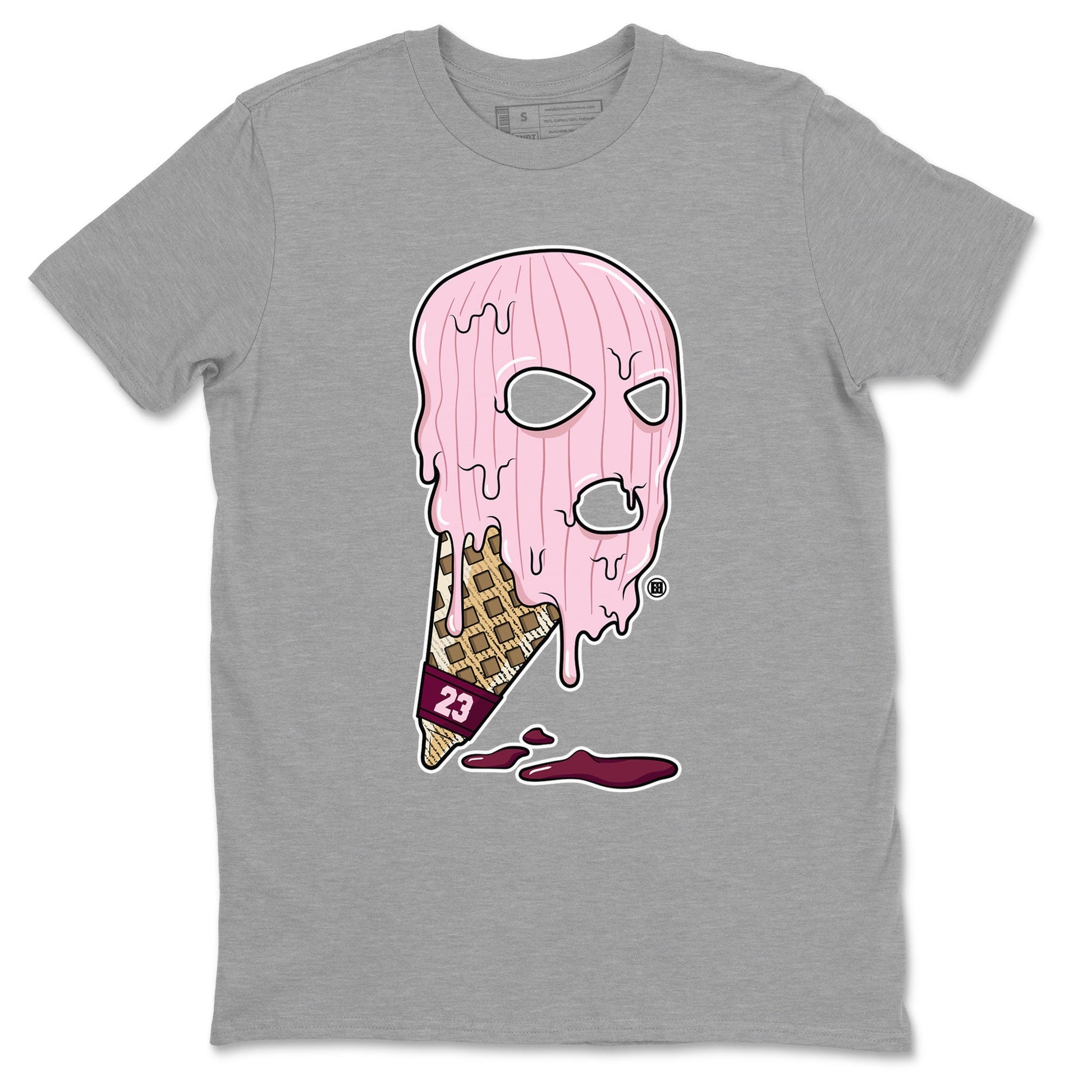 Dunk Low Valentines Day shirt to match jordans Ice Cream Mask special sneaker matching tees Dunk Valentines Day 2023 SNRT sneaker tees Unisex Heather Grey 2 T-Shirt