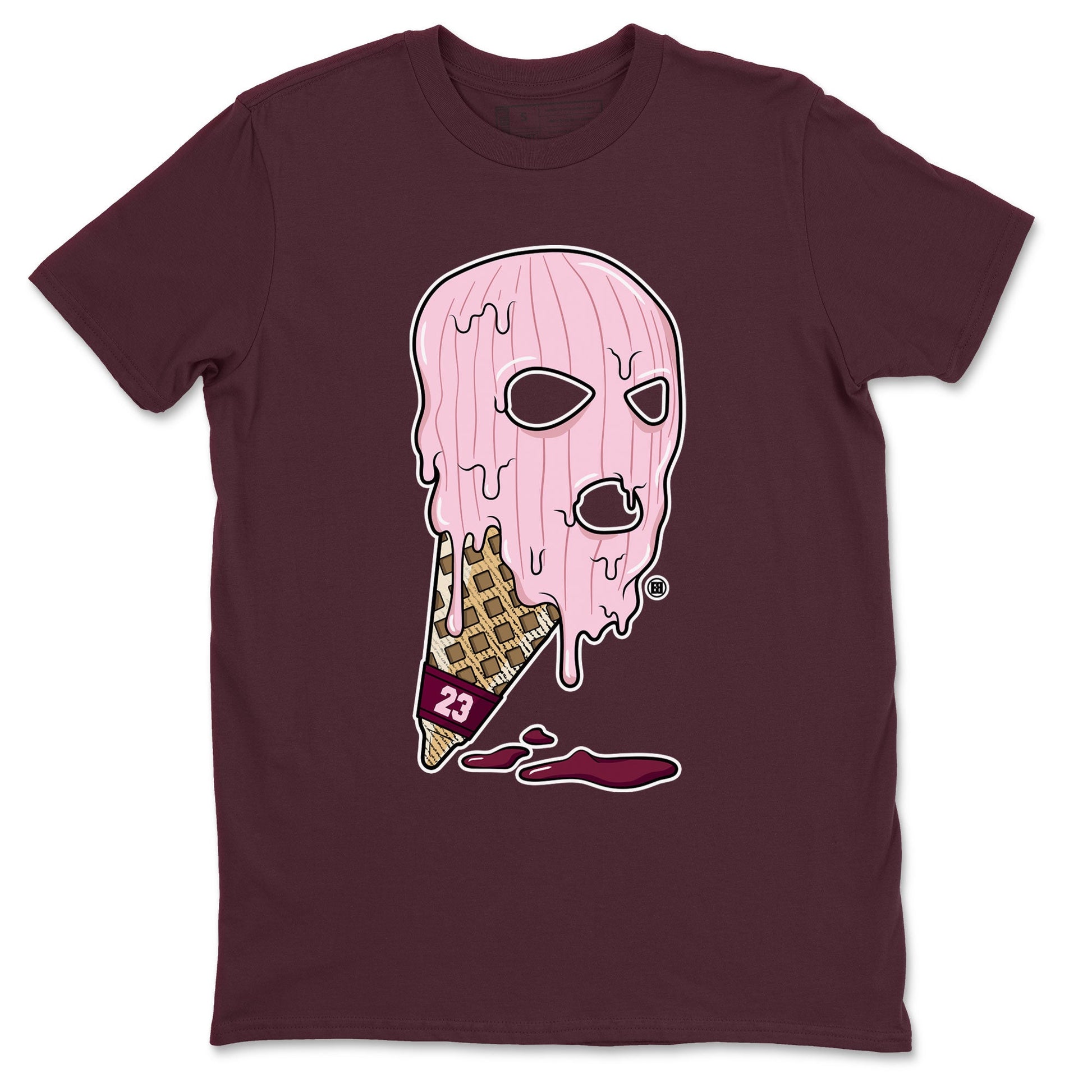 Dunk Low Valentines Day shirt to match jordans Ice Cream Mask special sneaker matching tees Dunk Valentines Day 2023 SNRT sneaker tees Unisex Maroon 2 T-Shirt