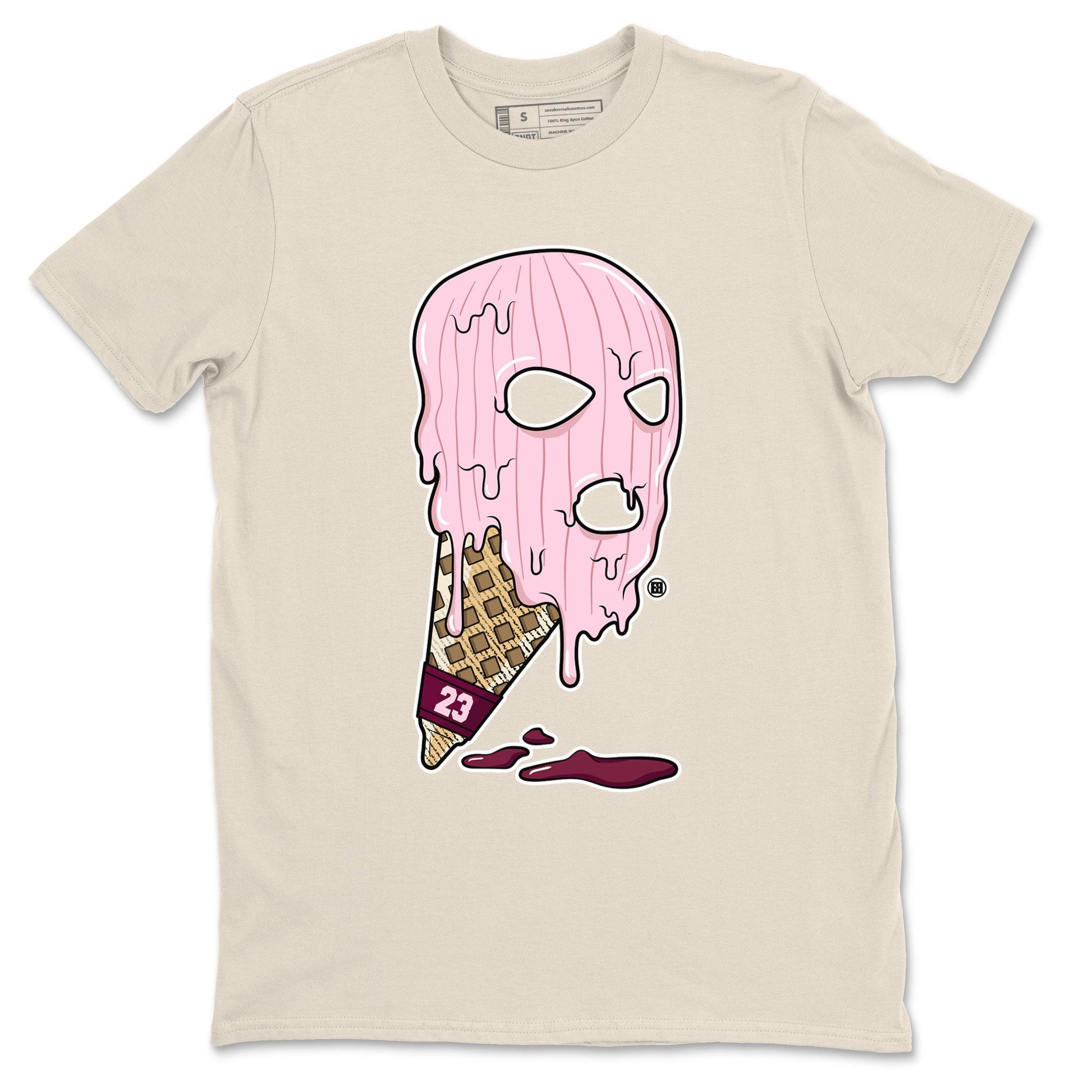 Dunk Low Valentines Day shirt to match jordans Ice Cream Mask special sneaker matching tees Dunk Valentines Day 2023 SNRT sneaker tees Unisex Natural 2 T-Shirt
