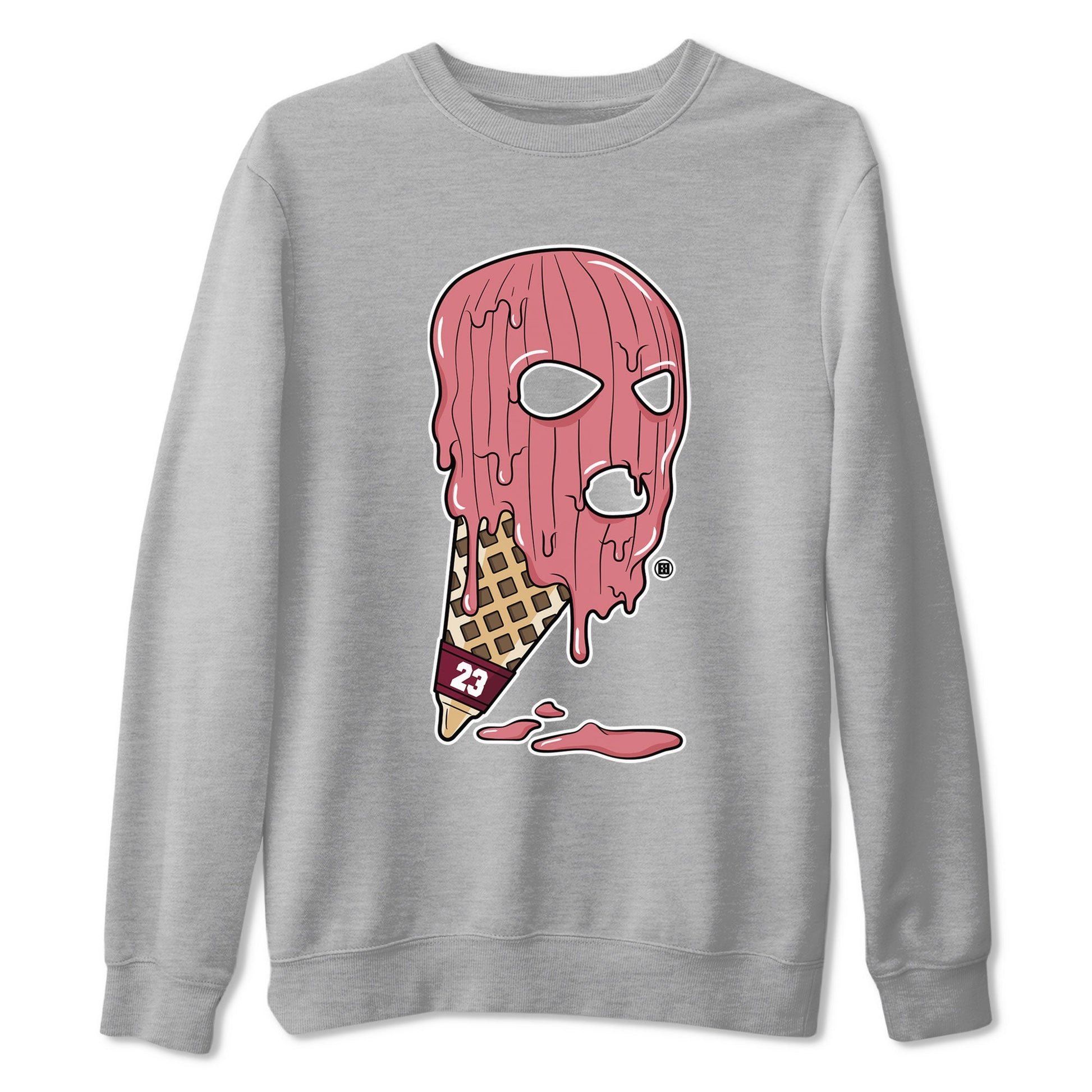 Dunk Low Valentines Day shirt to match jordans Ice Cream Mask special sneaker matching tees Dunk Valentines Day 2024 SNRT sneaker tees Unisex Heather Grey 2 T-Shirt