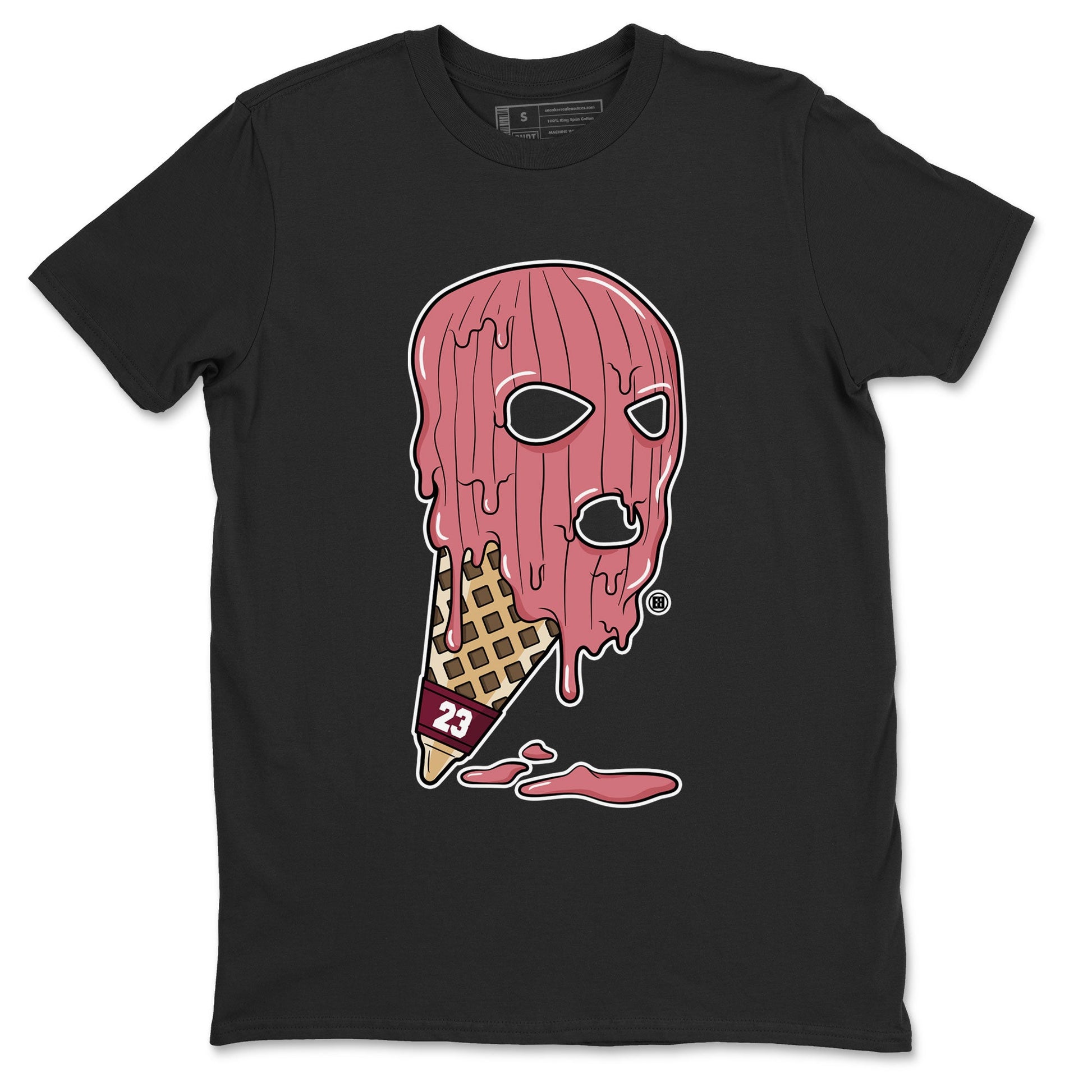 Dunk Low Valentines Day shirt to match jordans Ice Cream Mask special sneaker matching tees Dunk Valentines Day 2024 SNRT sneaker tees Unisex Black 2 T-Shirt