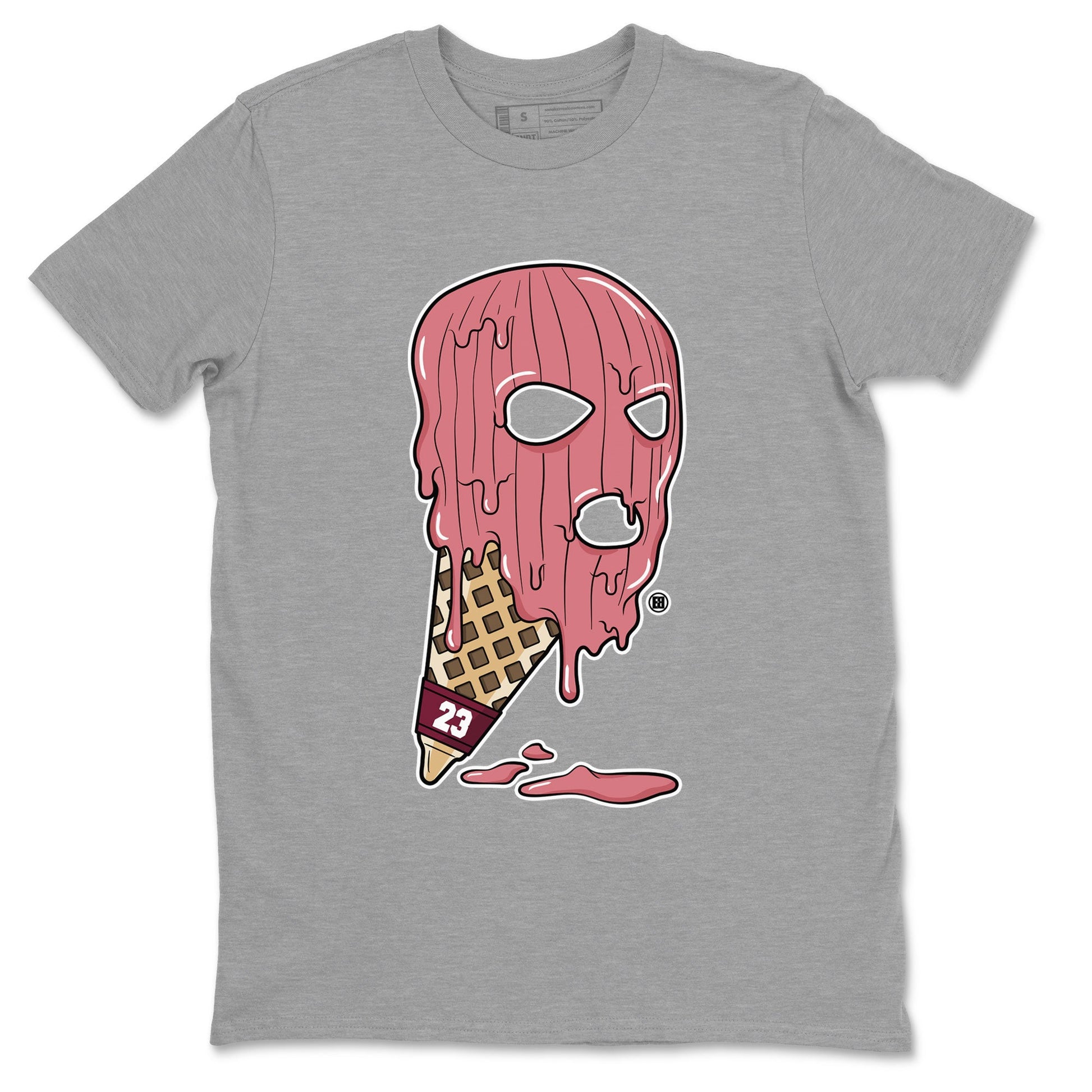Dunk Low Valentines Day shirt to match jordans Ice Cream Mask special sneaker matching tees Dunk Valentines Day 2024 SNRT sneaker tees Unisex Heather Grey 2 T-Shirt