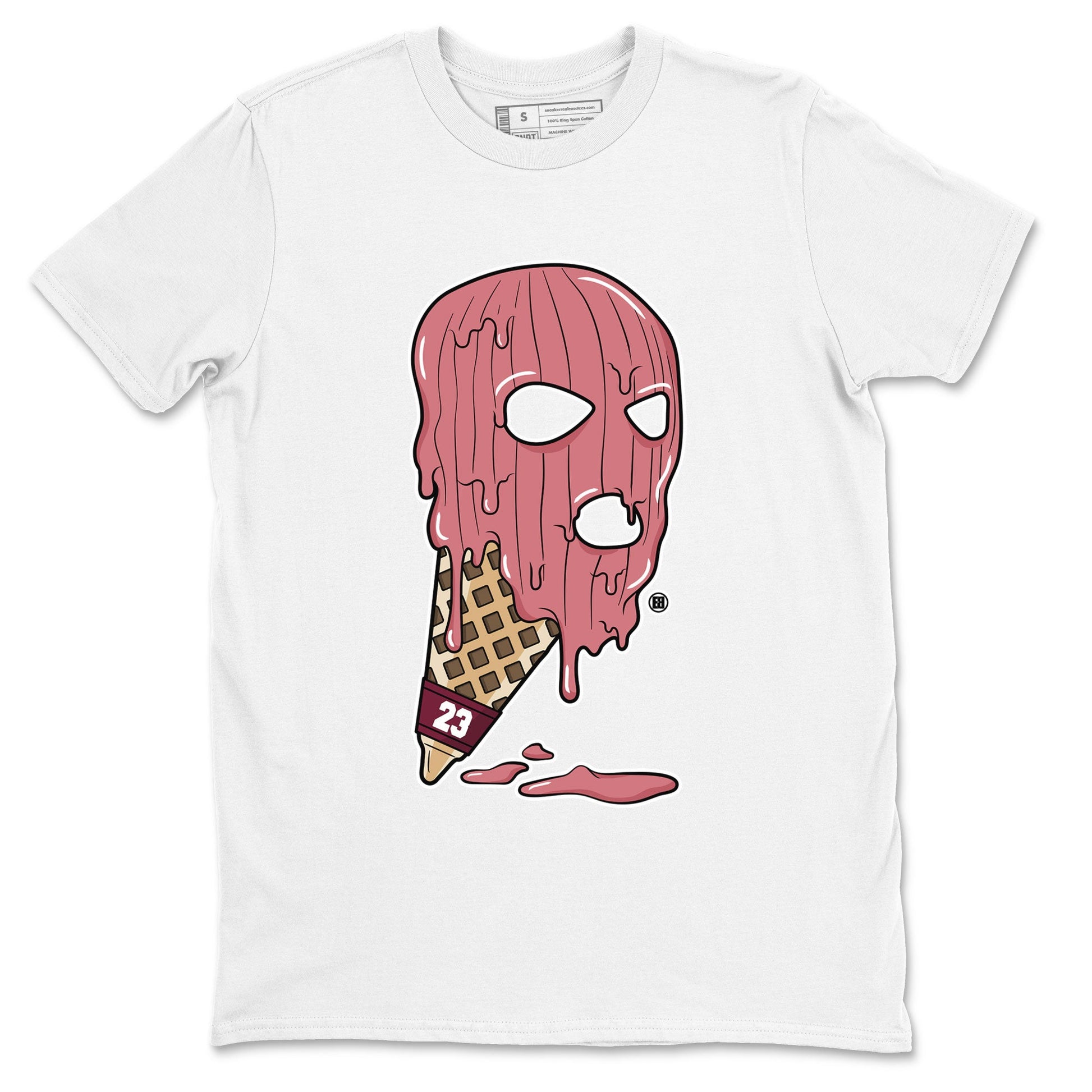Dunk Low Valentines Day shirt to match jordans Ice Cream Mask special sneaker matching tees Dunk Valentines Day 2024 SNRT sneaker tees Unisex White 2 T-Shirt