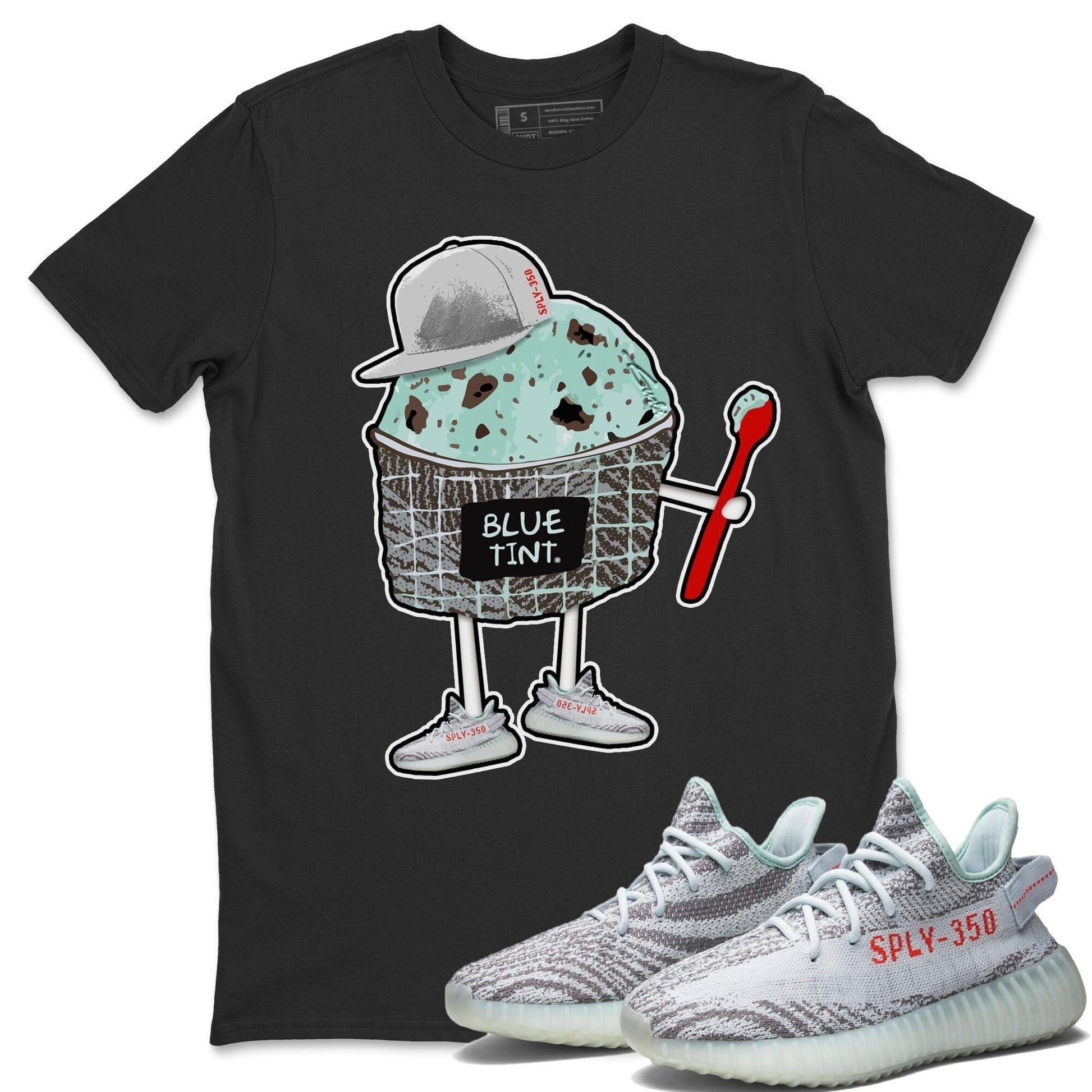 Yeezy 350 Blue Tint Sneaker Match Tees Ice Cream Swag Sneaker Tees Yeezy 350 Blue Tint Sneaker Release Tees Unisex Shirts