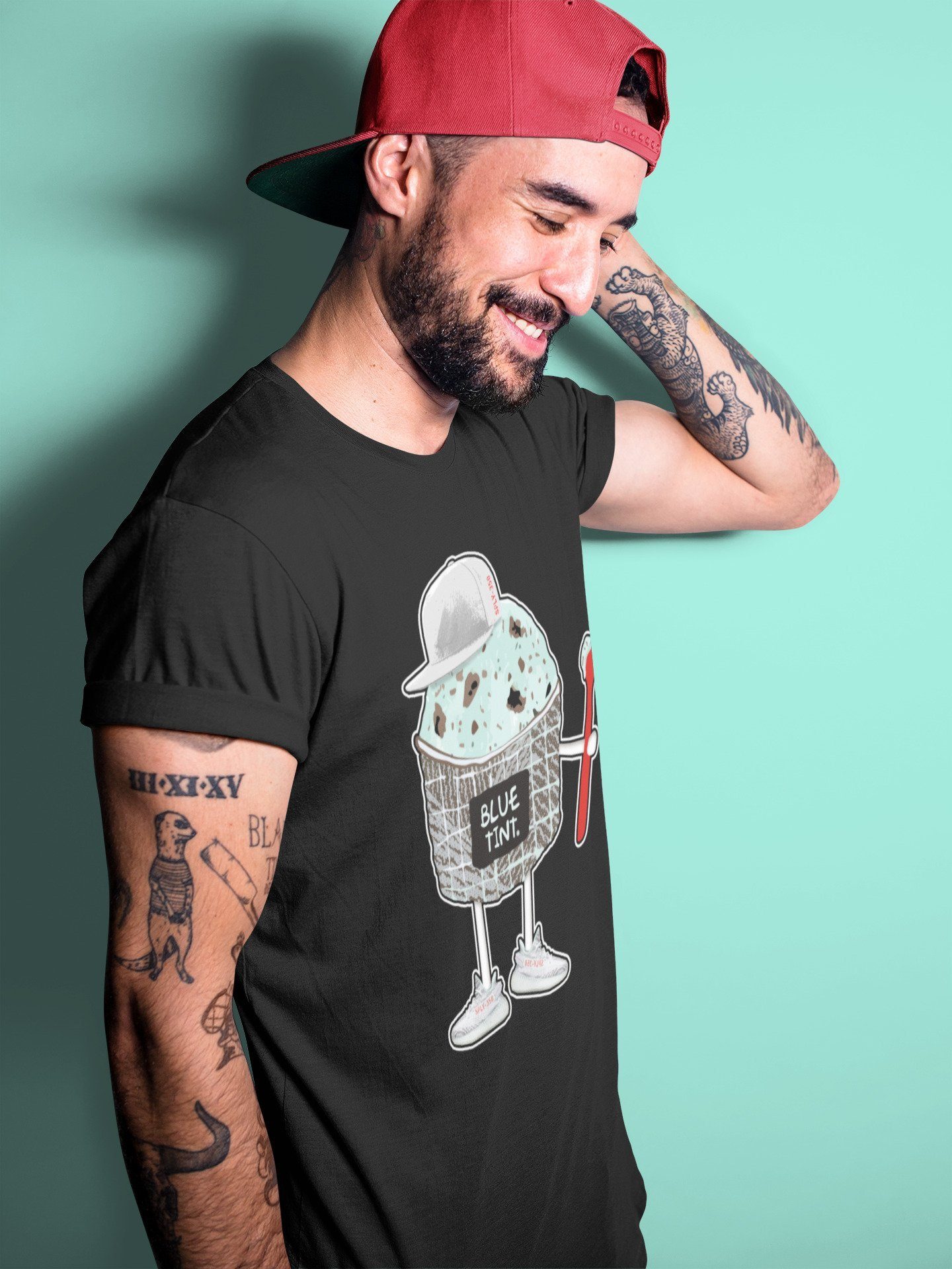 Yeezy 350 Blue Tint Sneaker Match Tees Ice Cream Swag Sneaker Tees Yeezy 350 Blue Tint Sneaker Release Tees Unisex Shirts