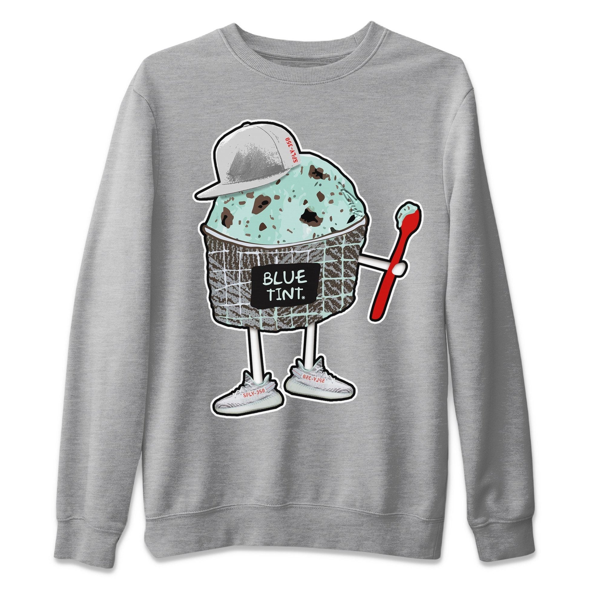 Yeezy 350 Blue Tint Sneaker Match Tees Ice Cream Swag Sneaker Tees Yeezy 350 Blue Tint Sneaker Release Tees Unisex Shirts