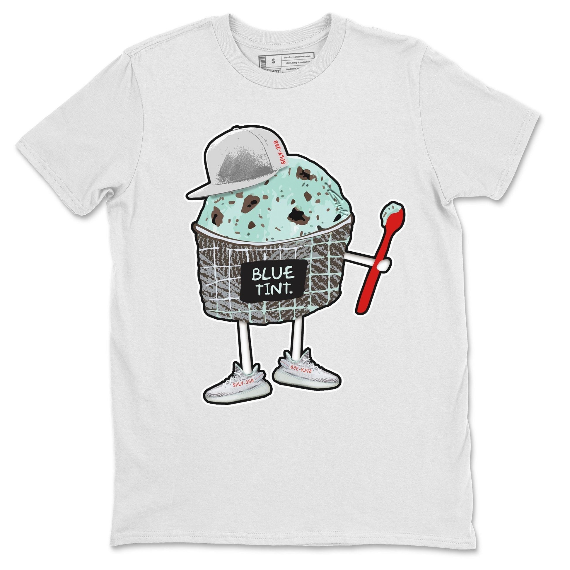 Yeezy 350 Blue Tint Sneaker Match Tees Ice Cream Swag Sneaker Tees Yeezy 350 Blue Tint Sneaker Release Tees Unisex Shirts