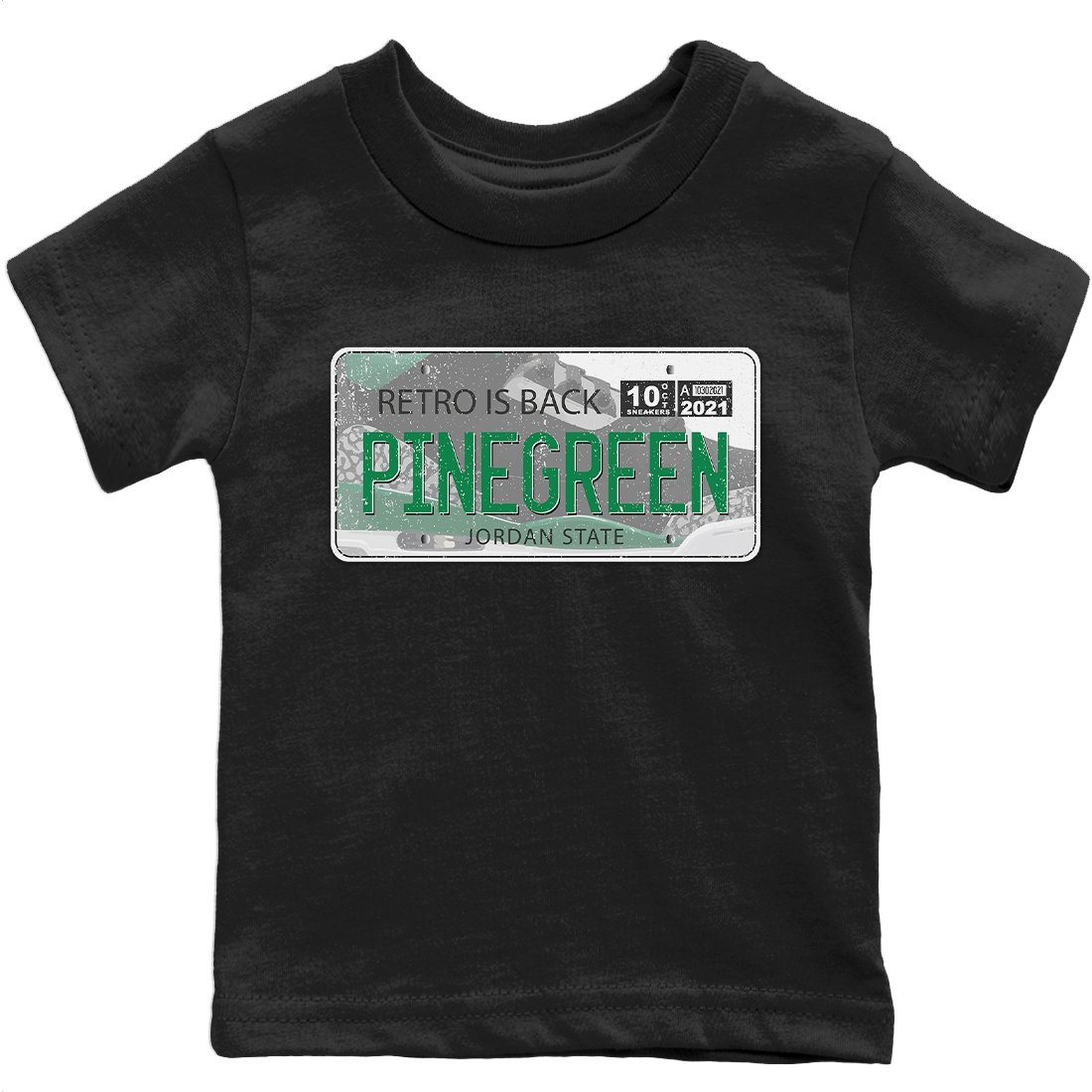 Jordan 3 Pine Green Sneaker Match Tees Jordan Plate Sneaker Tees Jordan 3 Pine Green Sneaker Release Tees Kids Shirts