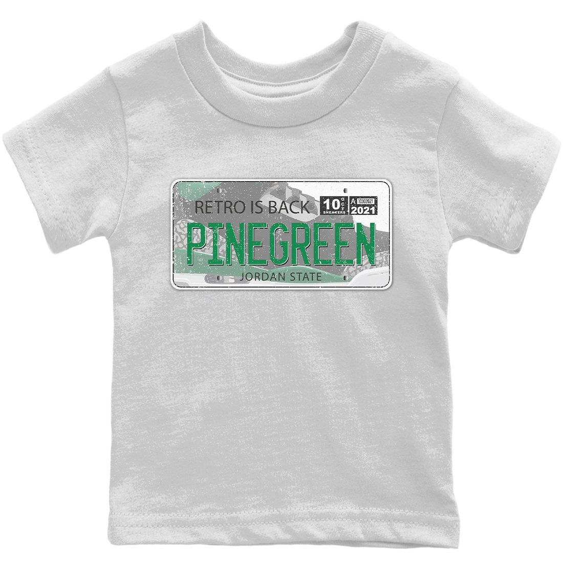 Jordan 3 Pine Green Sneaker Match Tees Jordan Plate Sneaker Tees Jordan 3 Pine Green Sneaker Release Tees Kids Shirts