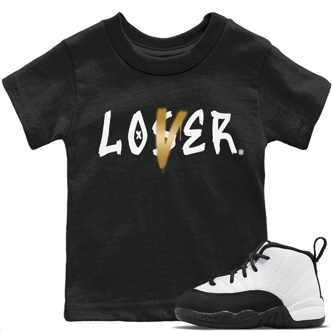 Jordan 12 Royalty Sneaker Match Tees Loser Lover Sneaker Tees Jordan 12 Royalty Sneaker Release Tees Kids Shirts