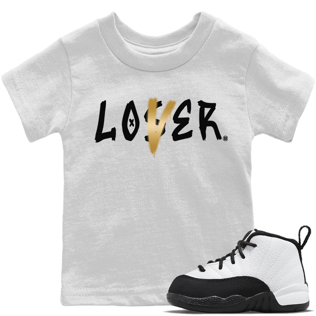 Jordan 12 Royalty Sneaker Match Tees Loser Lover Sneaker Tees Jordan 12 Royalty Sneaker Release Tees Kids Shirts