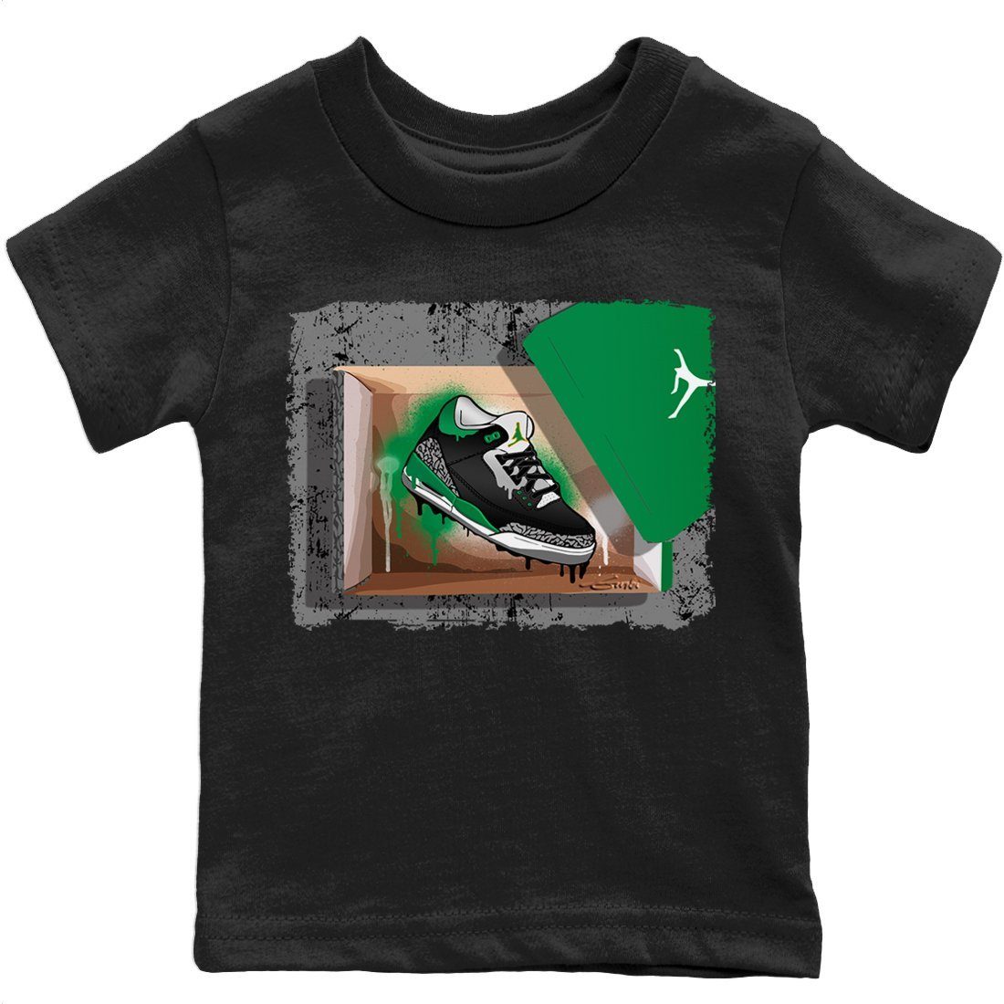 Jordan 3 Pine Green Sneaker Match Tees New Kicks Sneaker Tees Jordan 3 Pine Green Sneaker Release Tees Kids Shirts