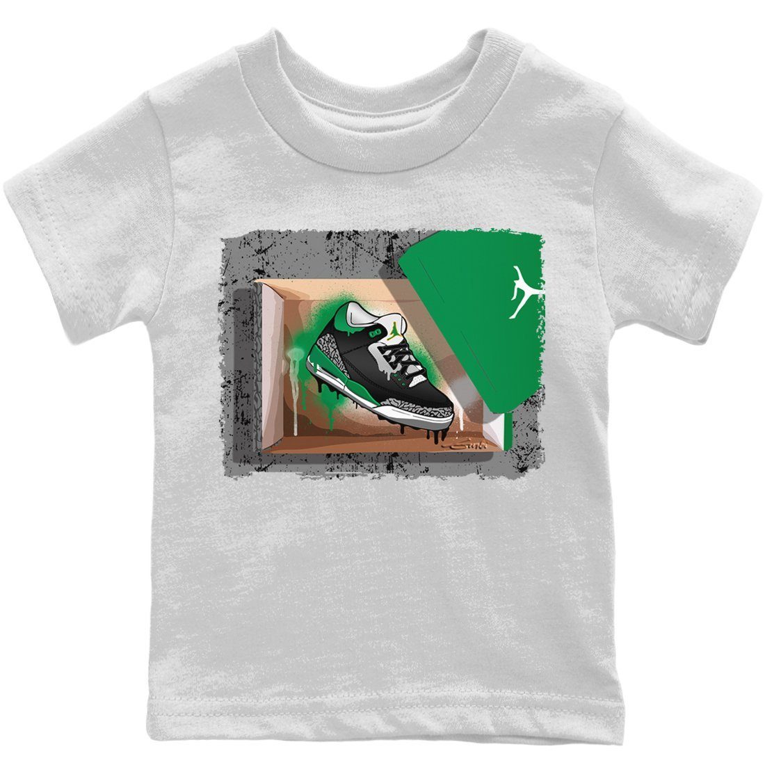 Jordan 3 Pine Green Sneaker Match Tees New Kicks Sneaker Tees Jordan 3 Pine Green Sneaker Release Tees Kids Shirts