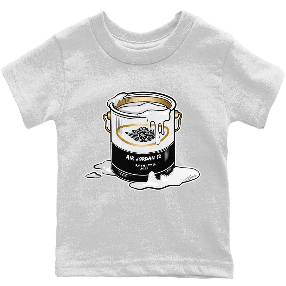 Jordan 12 Royalty Sneaker Match Tees Bucket Sneaker Tees Jordan 12 Royalty Sneaker Release Tees Kids Shirts