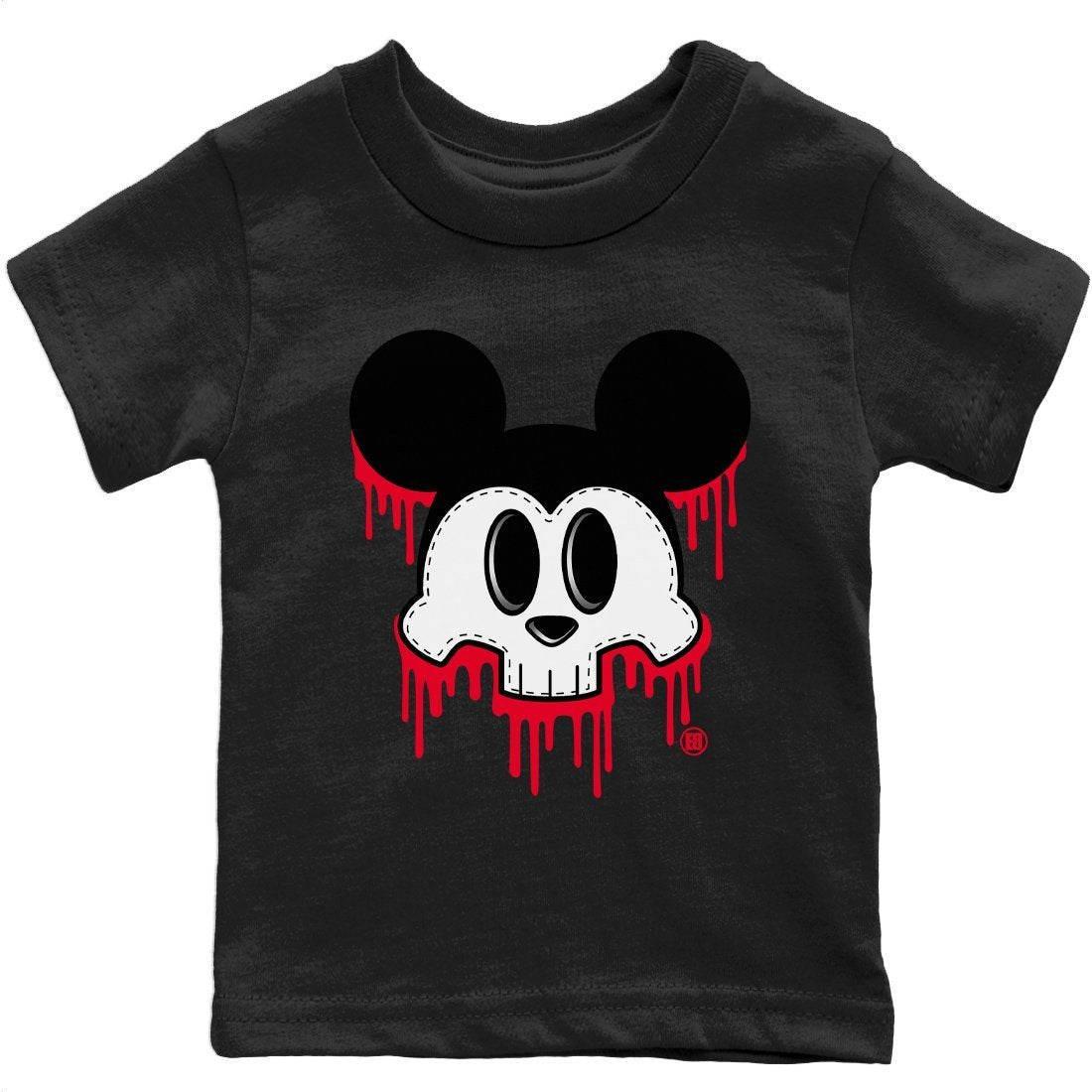 Jordan 4 Red Thunder Sneaker Match Tees Skull Mouse Sneaker Tees Jordan 4 Red Thunder Sneaker Release Tees Kids Shirts