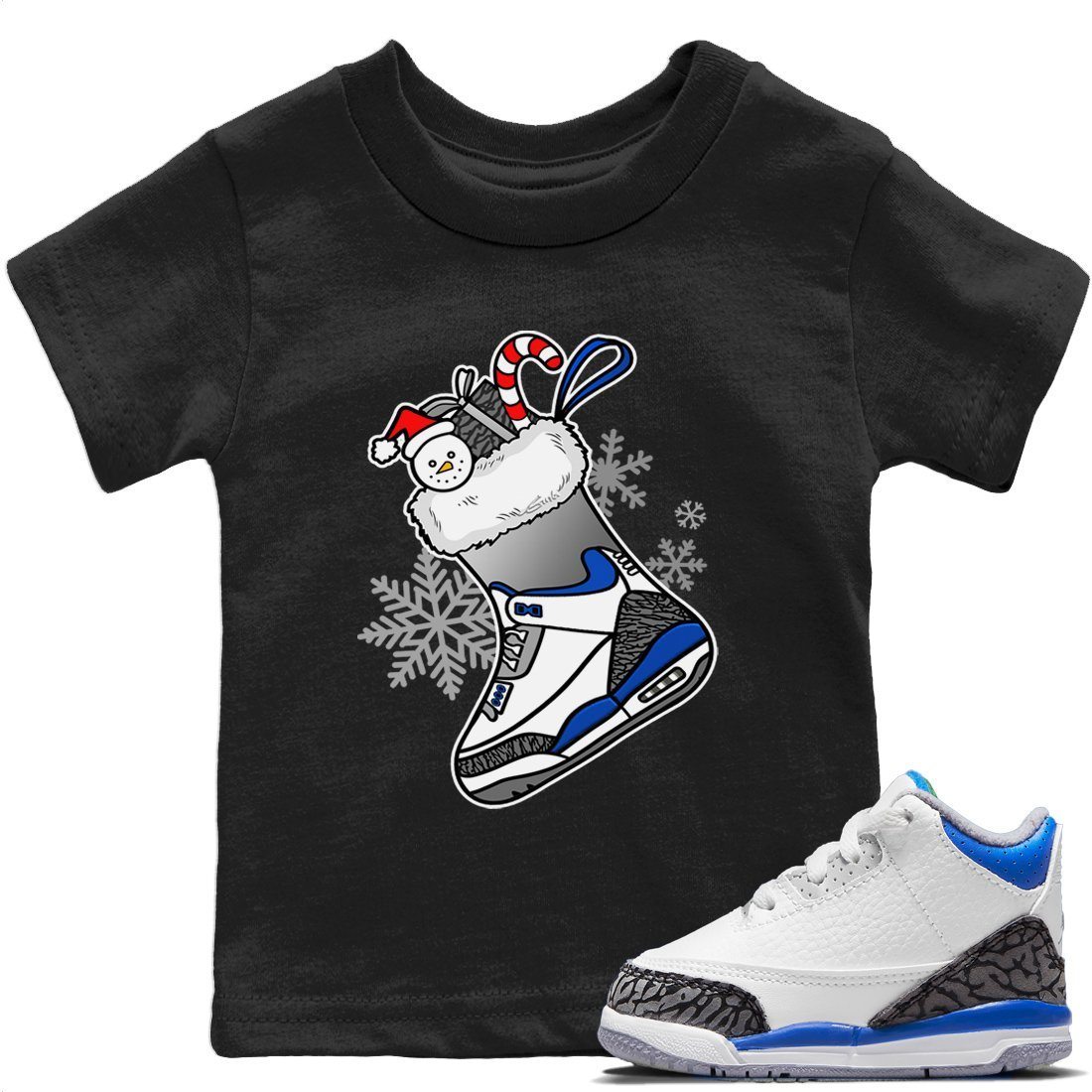 Jordan 3 Racer Blue Sneaker Match Tees Sneaker Stocking Sneaker Tees Jordan 3 Racer Blue Sneaker Release Tees Kids Shirts