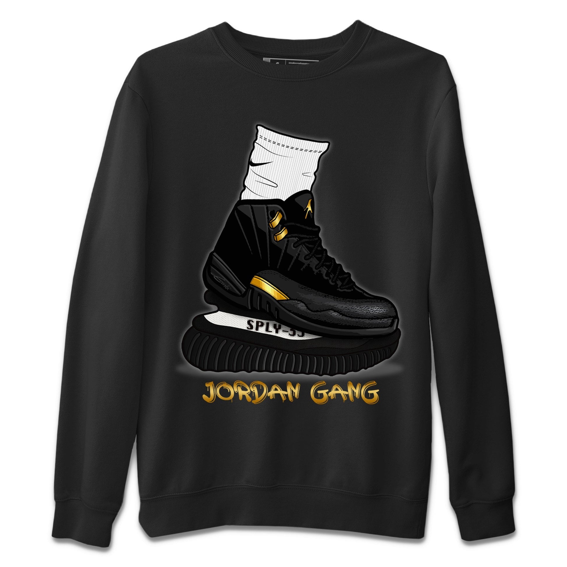 Jordan 12 Black Taxi Sneaker Match Tees Jordan Gang Sneaker Tees Jordan 12 Black Taxi Sneaker Release Tees Unisex Shirts