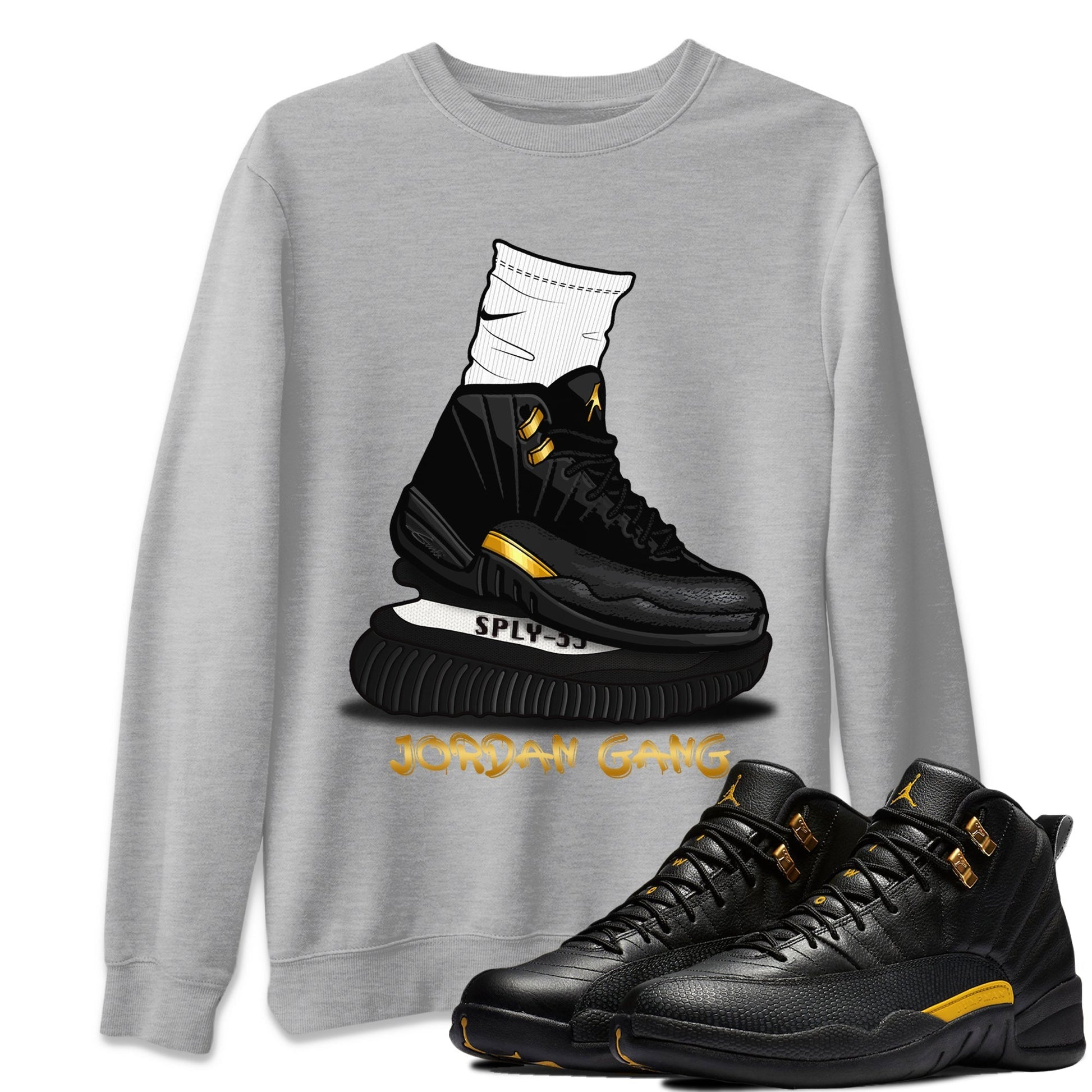 Jordan 12 Black Taxi Sneaker Match Tees Jordan Gang Sneaker Tees Jordan 12 Black Taxi Sneaker Release Tees Unisex Shirts