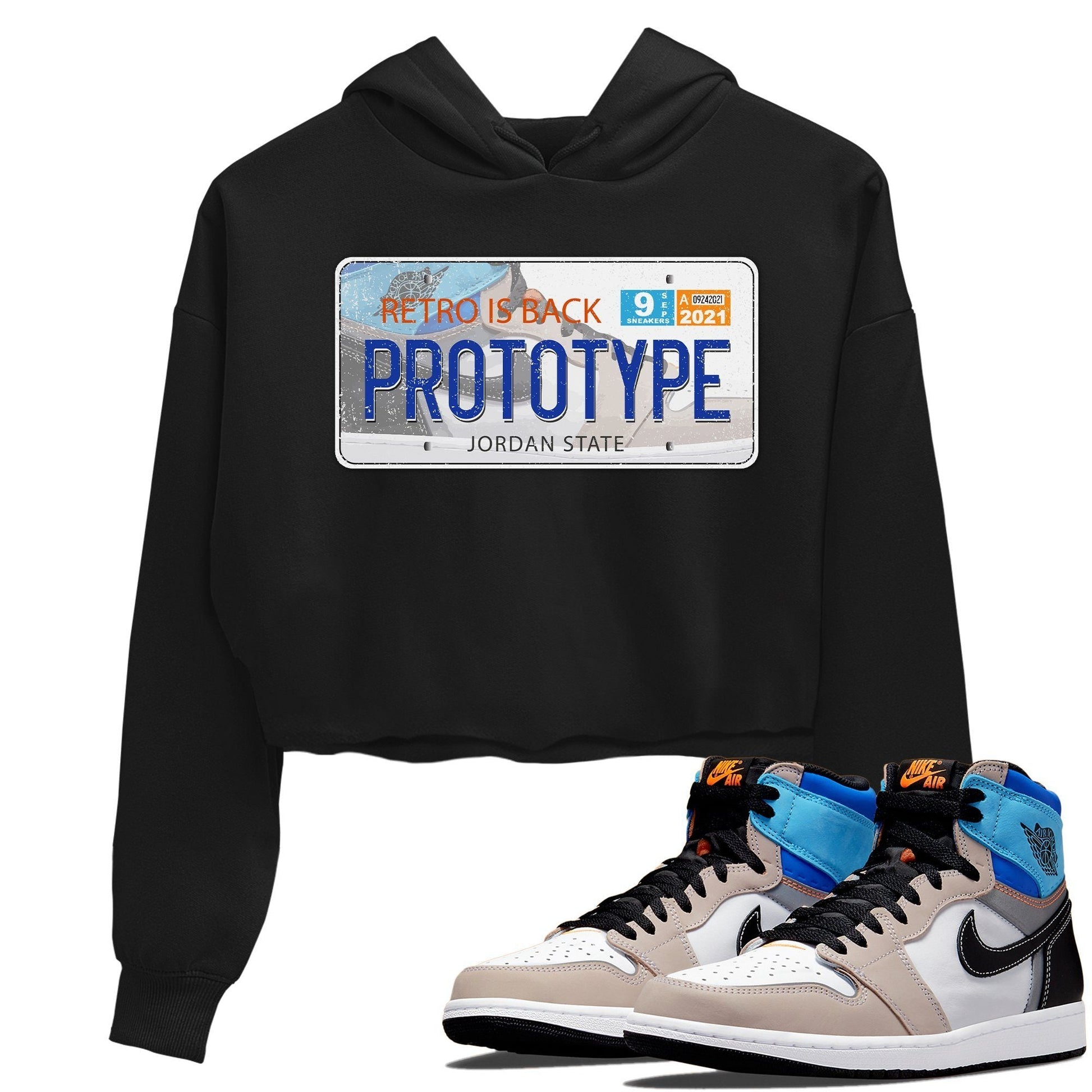 Jordan 1 Prototype Sneaker Match Tees Jordan Plate Sneaker Tees Jordan 1 Prototype Sneaker Release Tees Women's Shirts