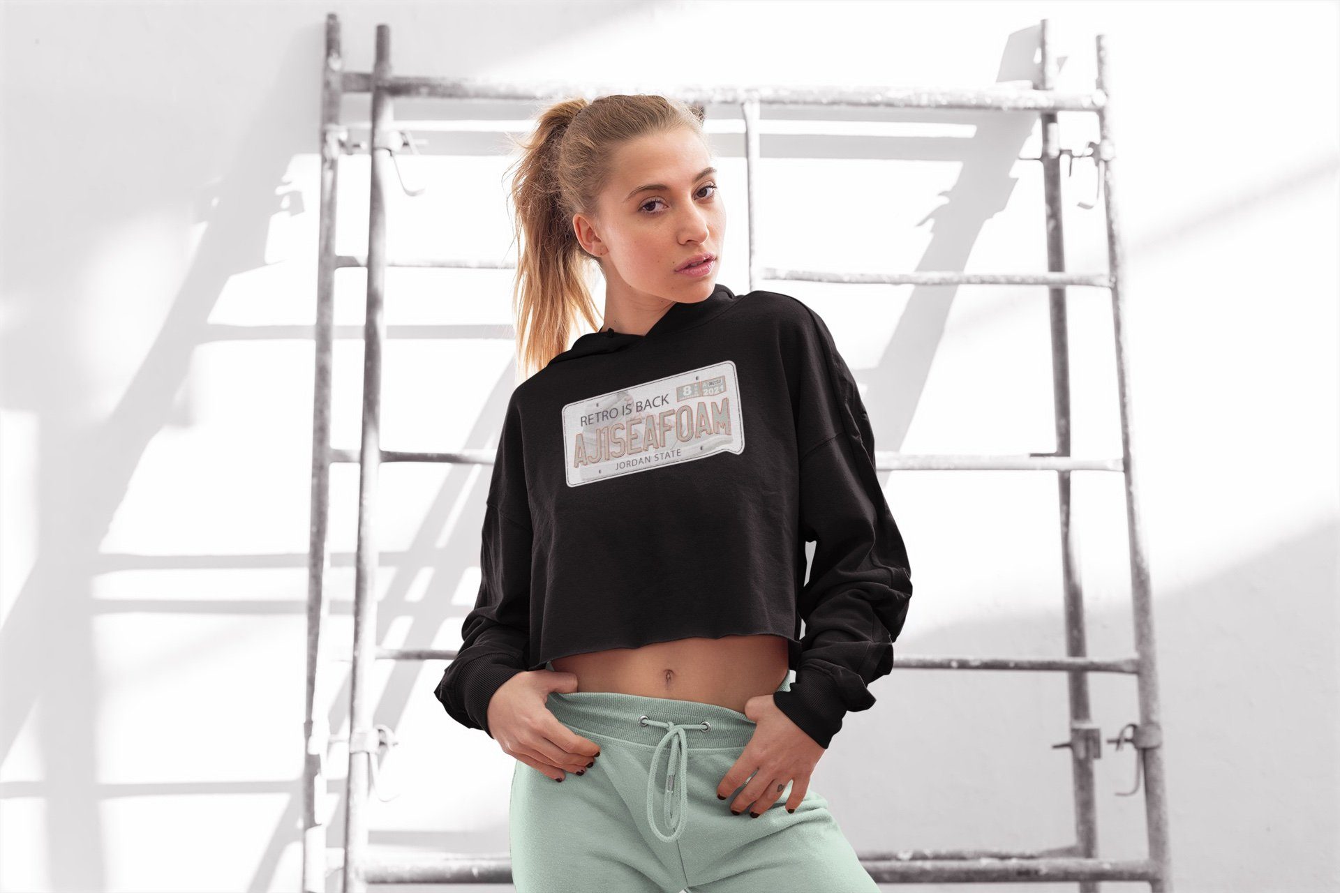 Jordan 1 Seafoam Sneaker Match Tees Jordan Plate Sneaker Tees Jordan 1 Seafoam Sneaker Release Tees Women's Shirts