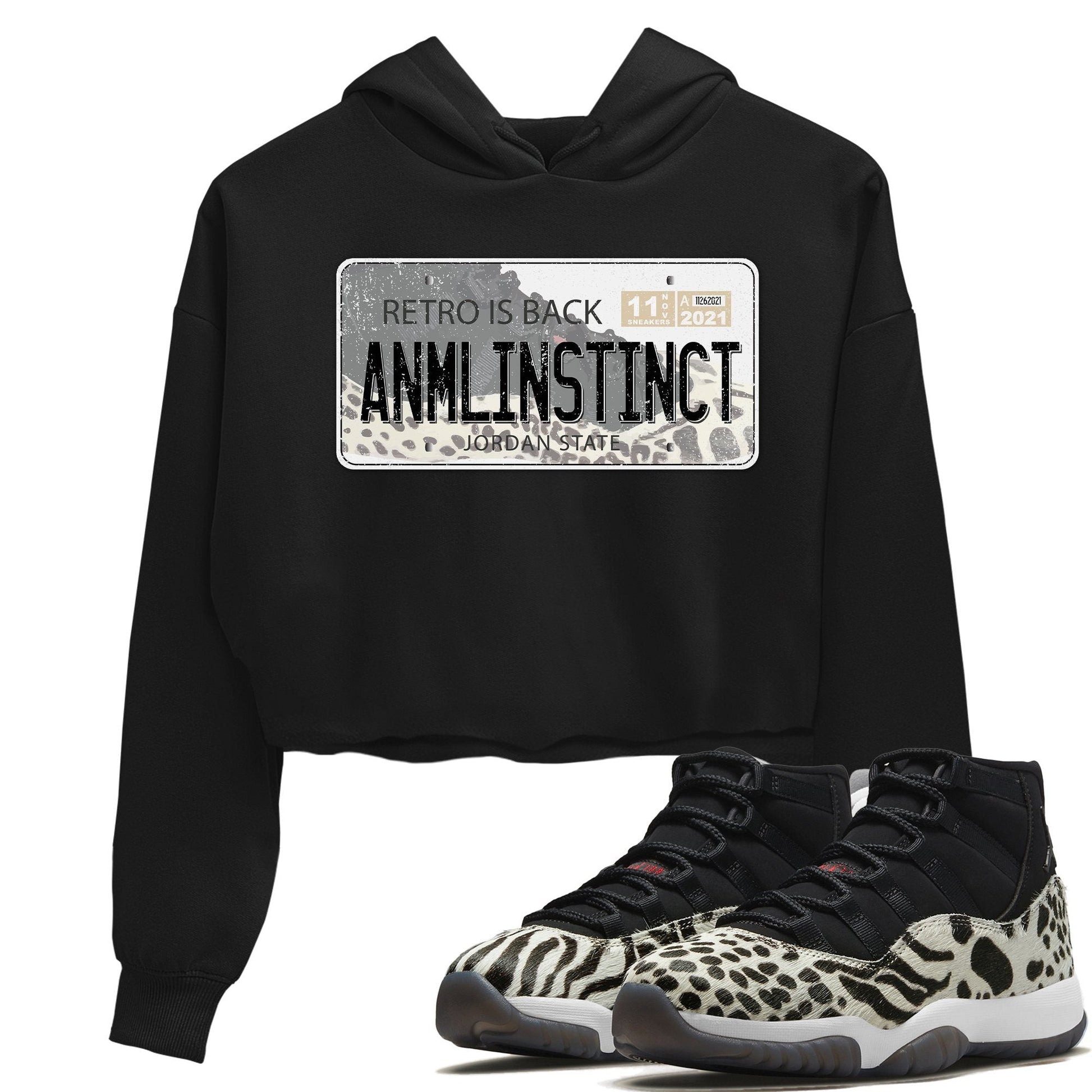 Jordan 11 Animal Instinct Sneaker Match Tees Jordan Plate Sneaker Tees Jordan 11 Animal Instinct Sneaker Release Tees Women's Shirts