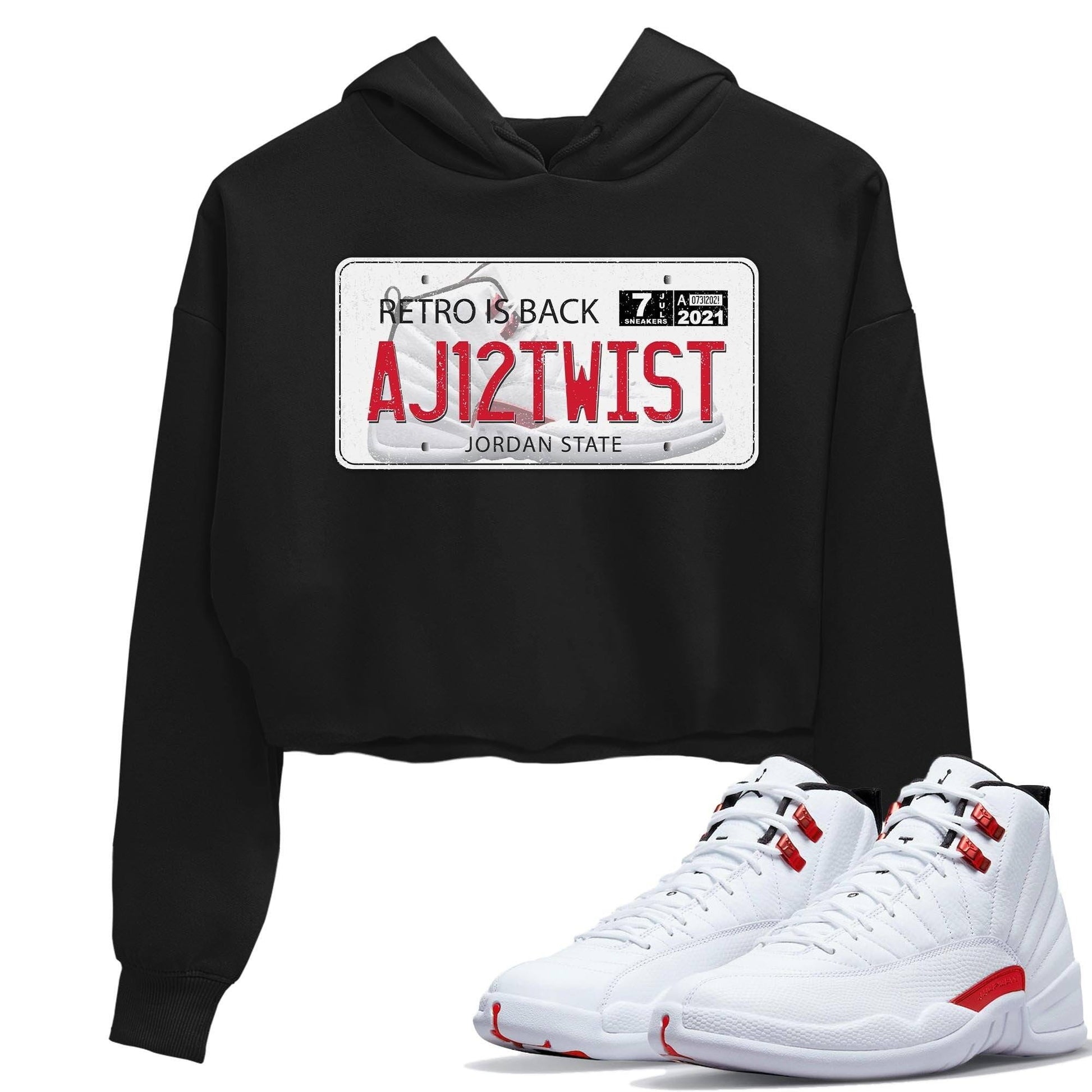 Jordan 12 Twist Sneaker Match Tees Jordan Plate Sneaker Tees Jordan 12 Twist Sneaker Release Tees Women's Shirts