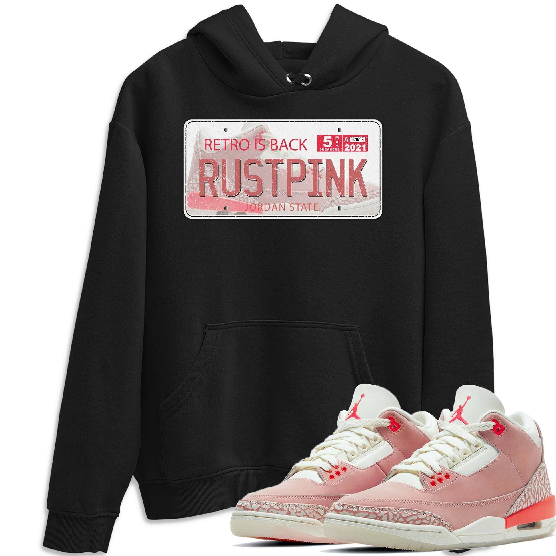 Jordan 3 Rust Pink Sneaker Match Tees Jordan Plate Sneaker Tees Jordan 3 Rust Pink Sneaker Release Tees Unisex Shirts